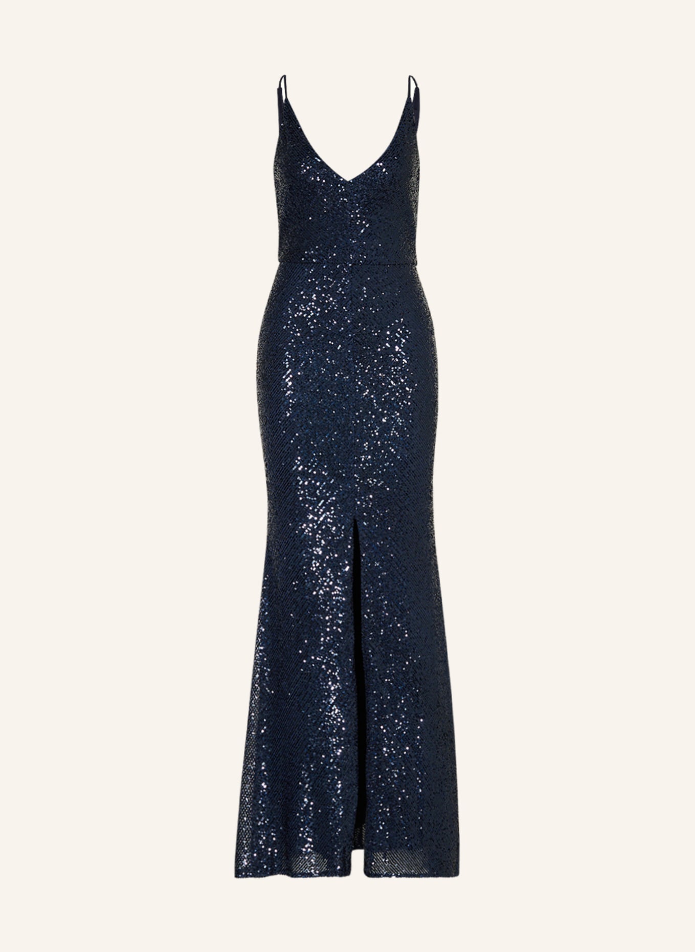 SWING Evening dress with sequins, Color: DARK BLUE (Image 1)
