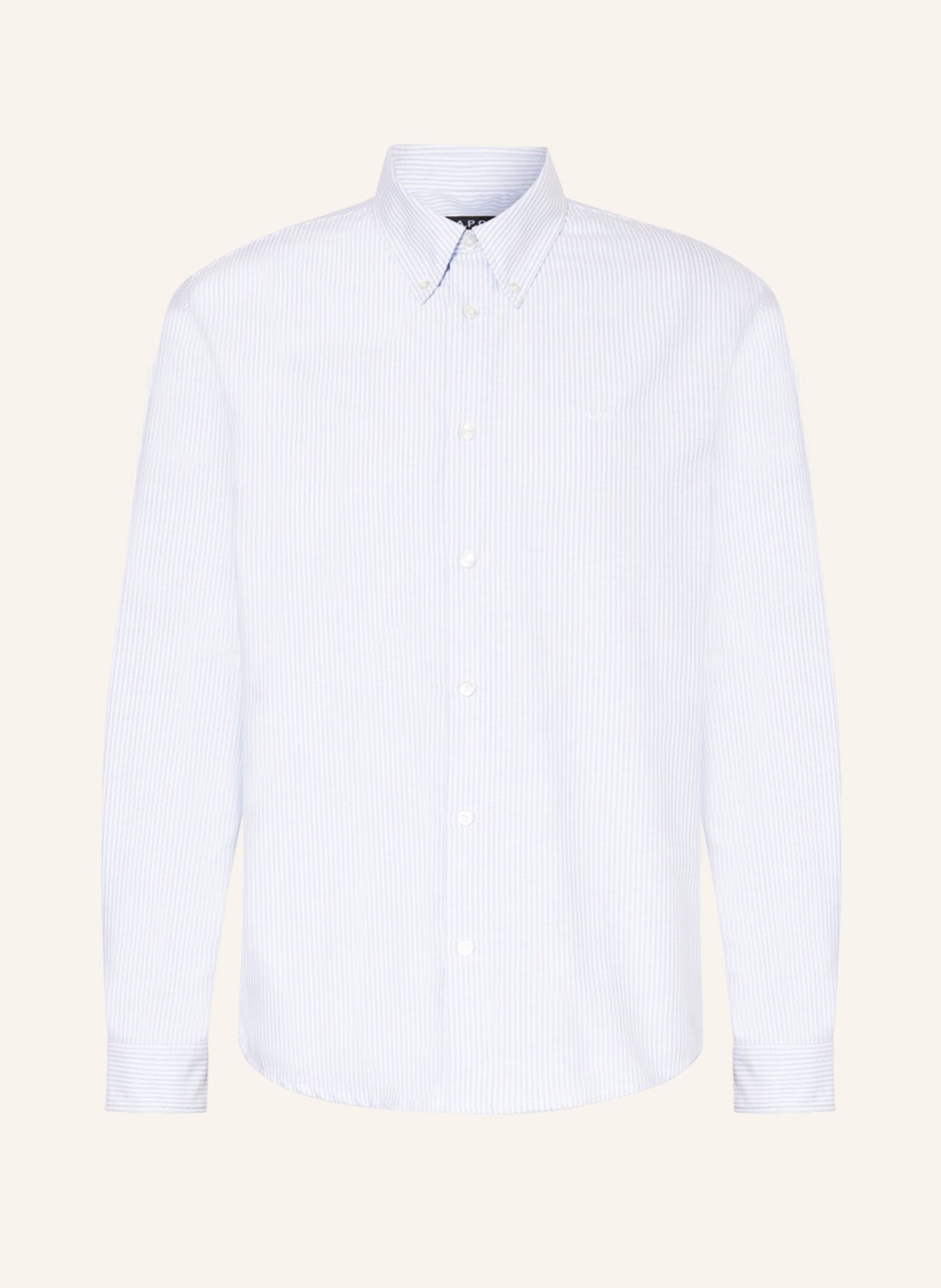 A.P.C. Shirt GREG comfort fit, Color: LIGHT BLUE/ WHITE (Image 1)