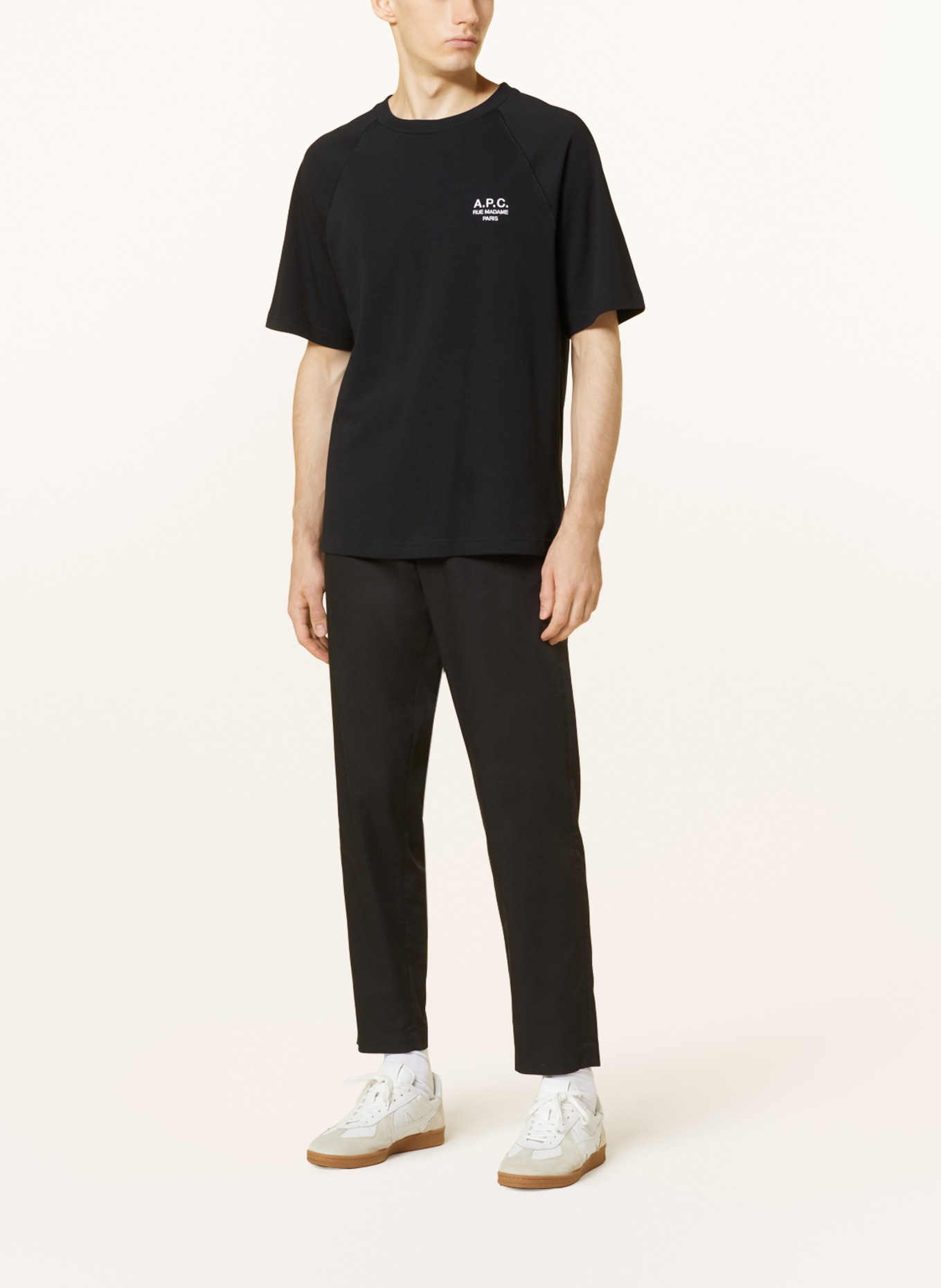 A.P.C. T-shirt WILLY, Color: BLACK (Image 2)