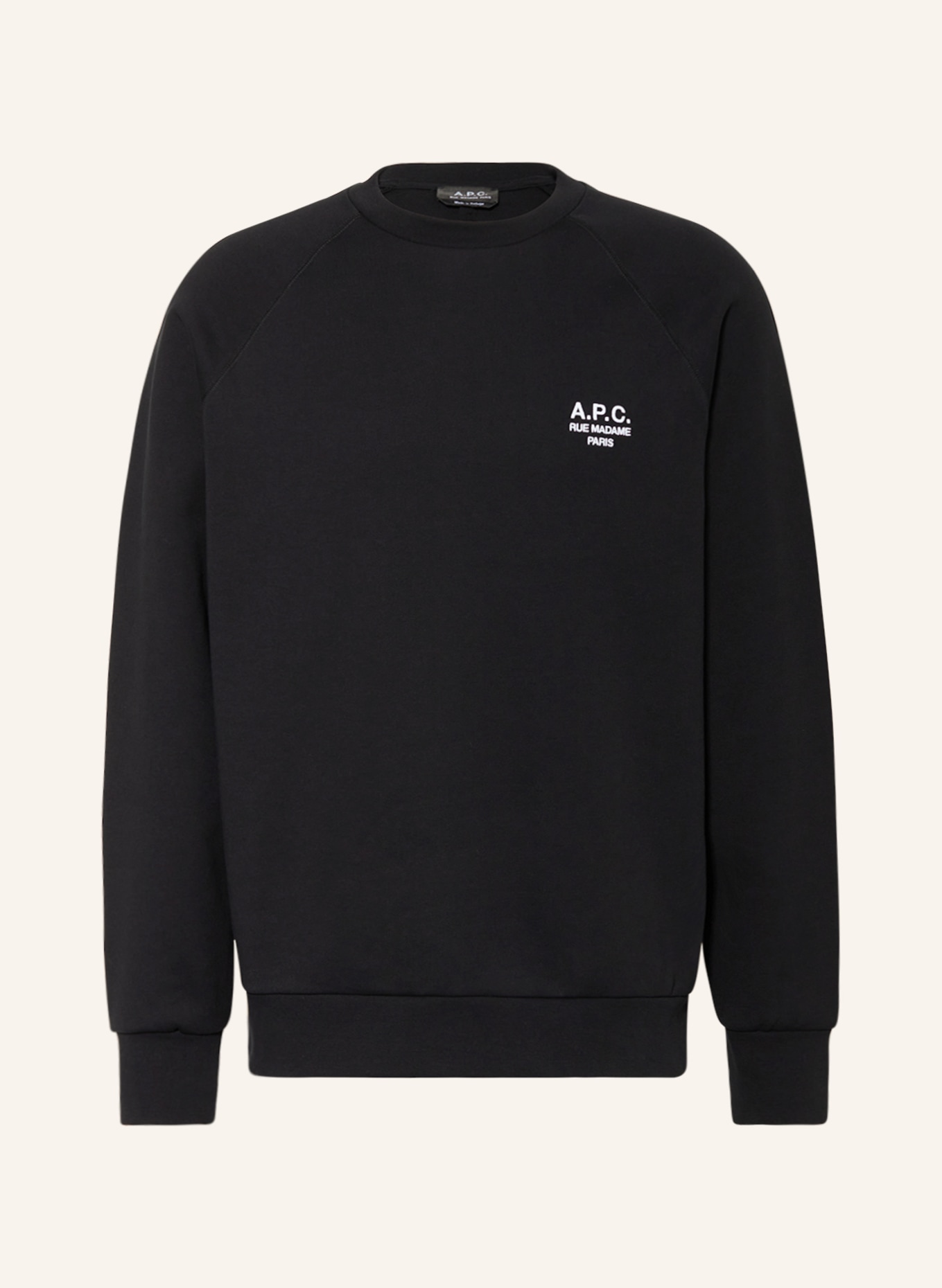 A.P.C. Sweatshirt MILTON, Color: BLACK (Image 1)