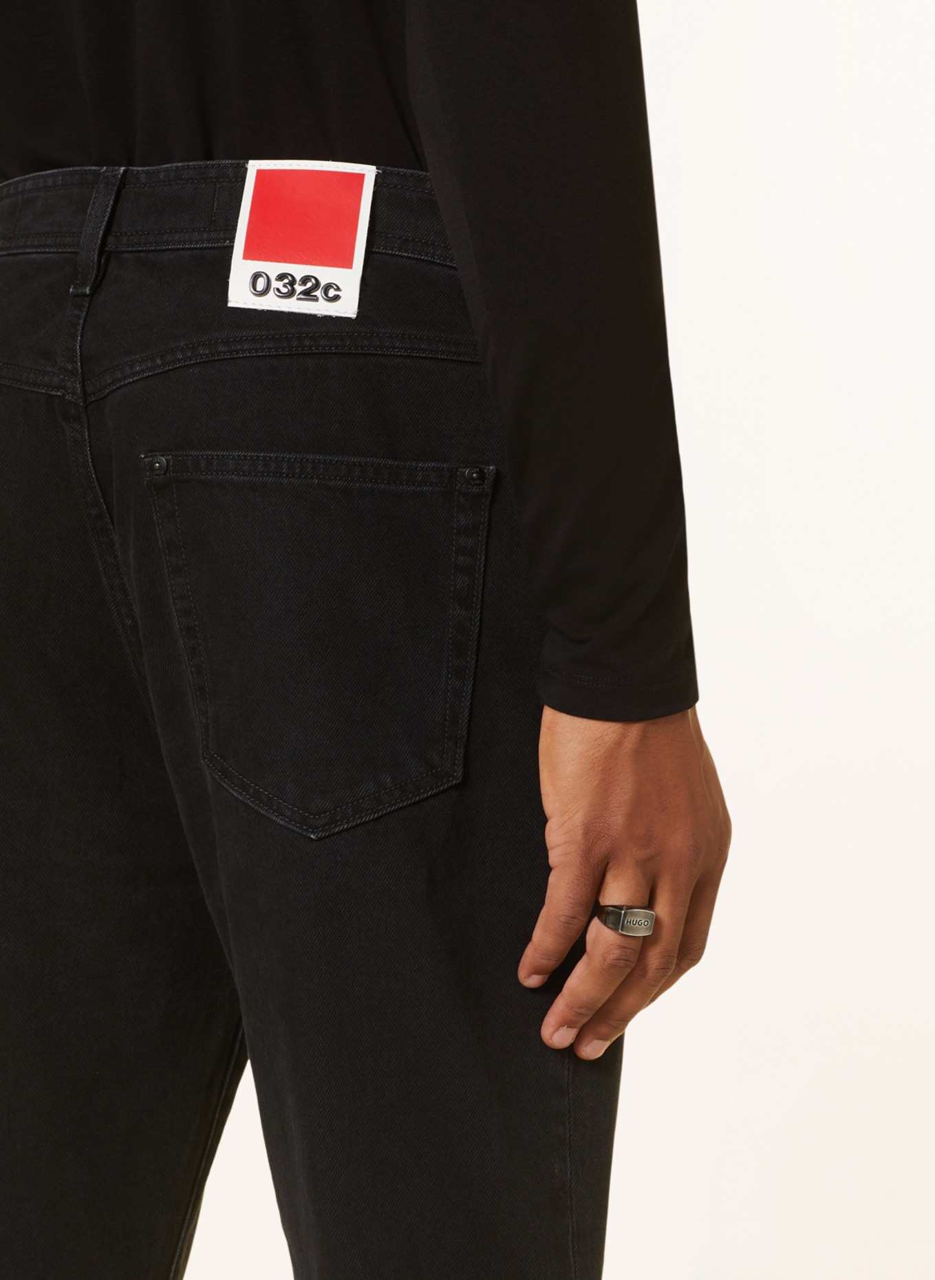 032c Jeans NEW CLASSIC Straight Fit, Farbe: SCHWARZ (Bild 6)