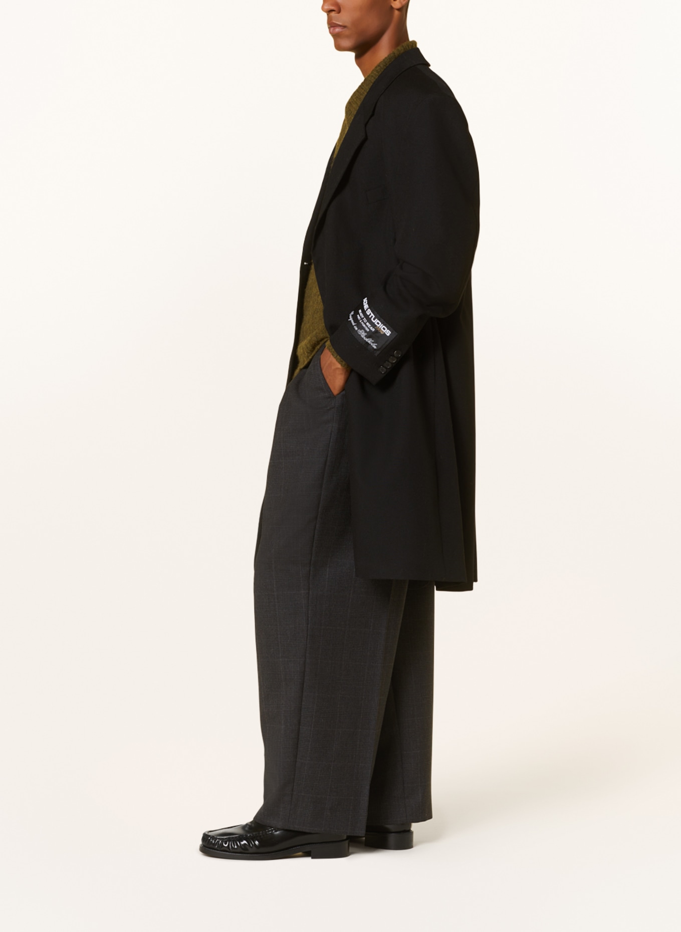 Acne Studios Trousers regular fit, Color: DARK GRAY/ GRAY (Image 4)