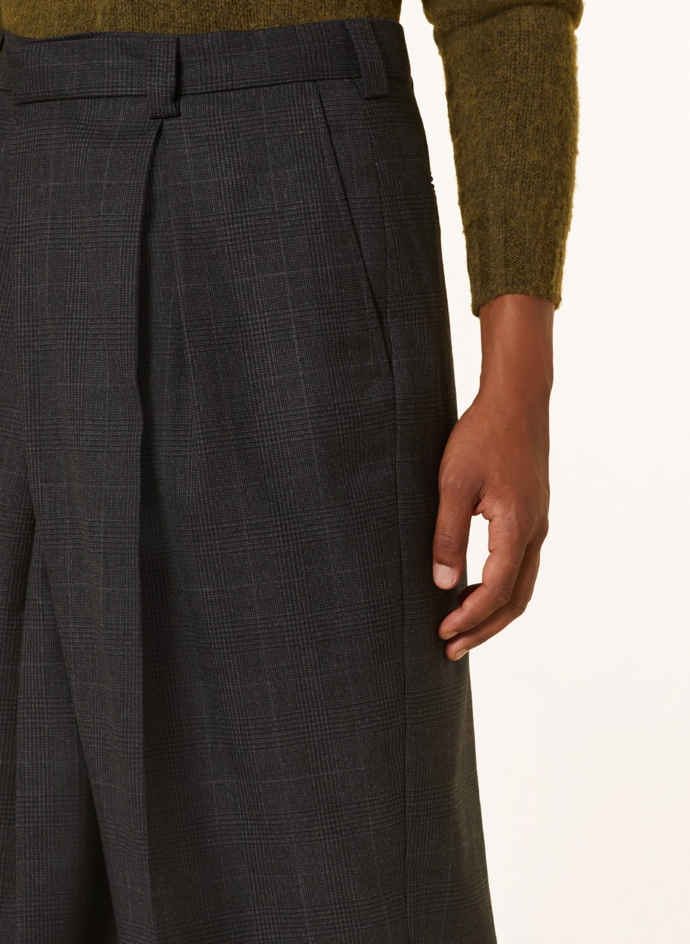Acne Studios Trousers regular fit, Color: DARK GRAY/ GRAY (Image 5)