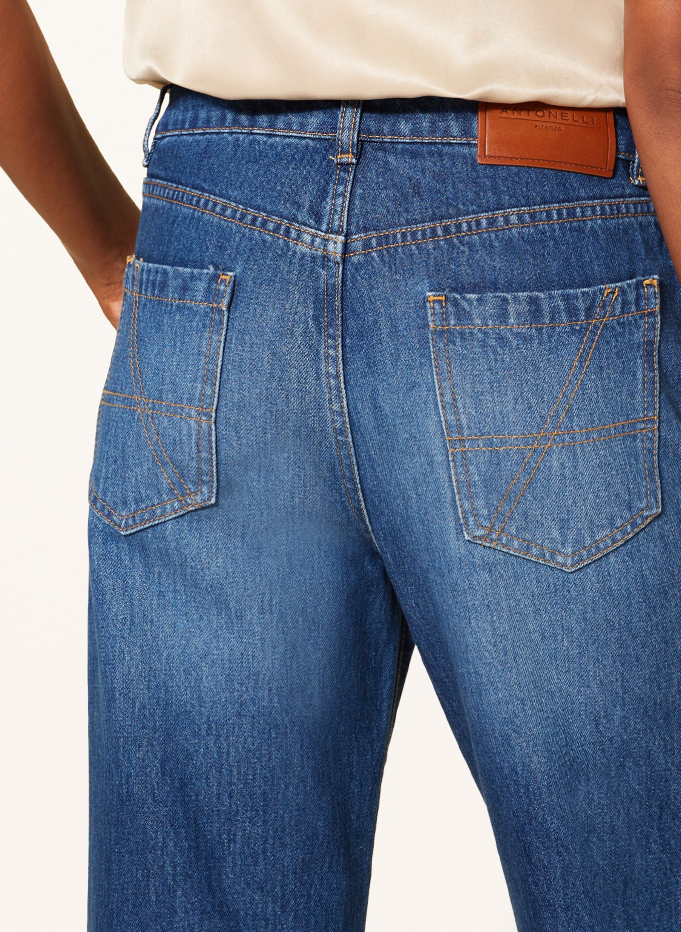 ANTONELLI firenze Straight jeans PETER, Color: 810 denim blue (Image 5)