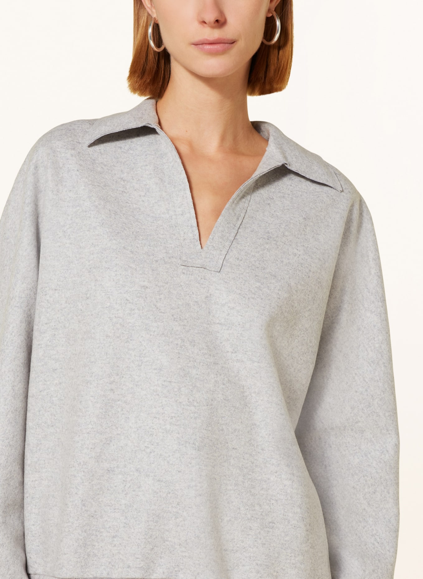 ANTONELLI firenze Sweater CARL, Color: LIGHT GRAY (Image 4)