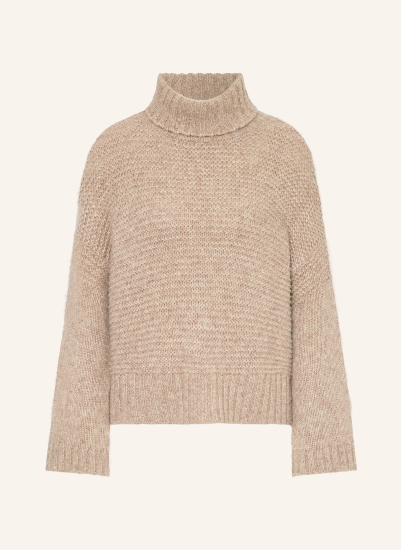 ANTONELLI firenze Turtleneck sweater AOSTA made of alpaca, Color: BEIGE (Image 1)
