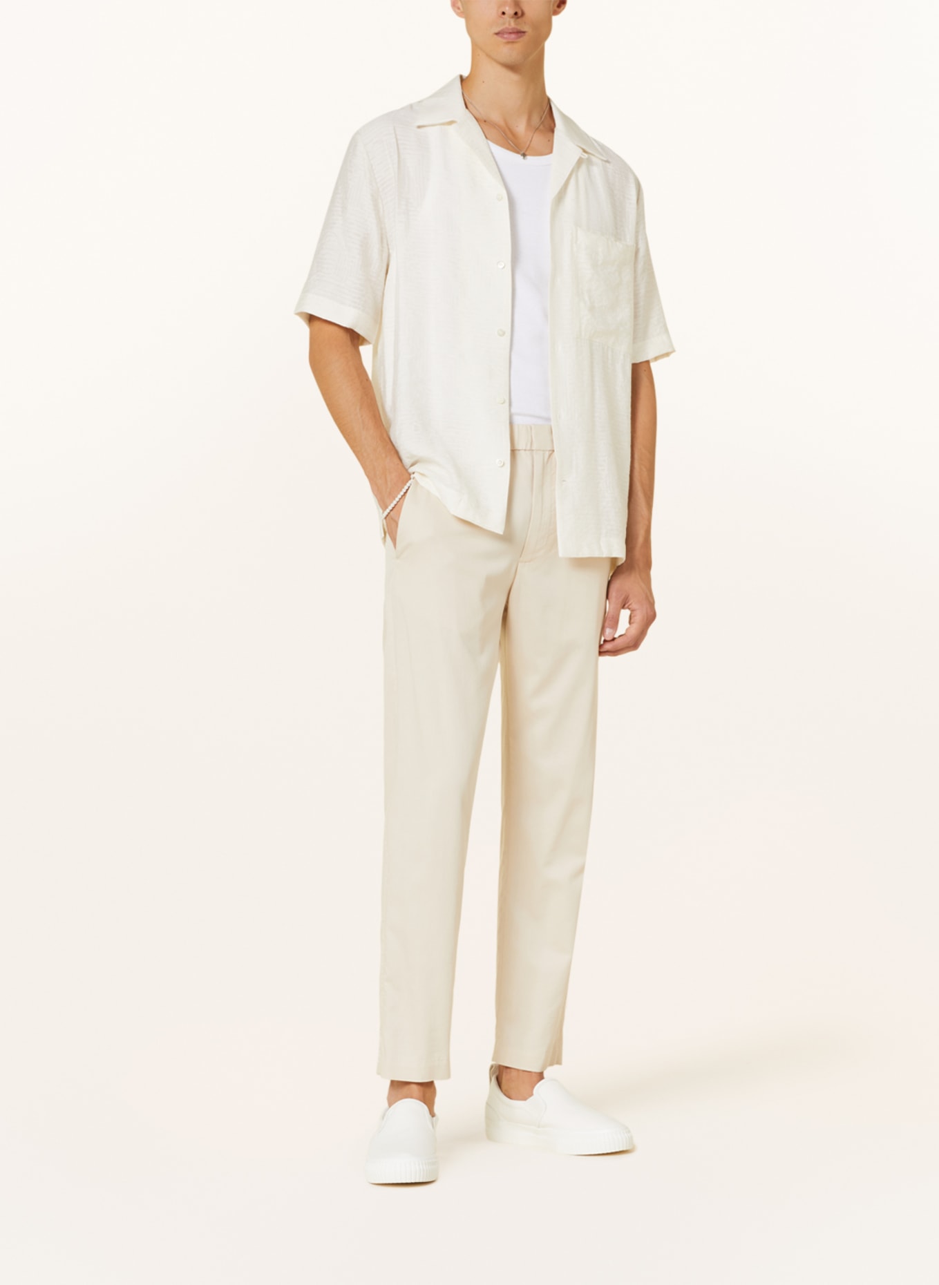 COS Resort shirt relaxed fit, Color: ECRU (Image 2)