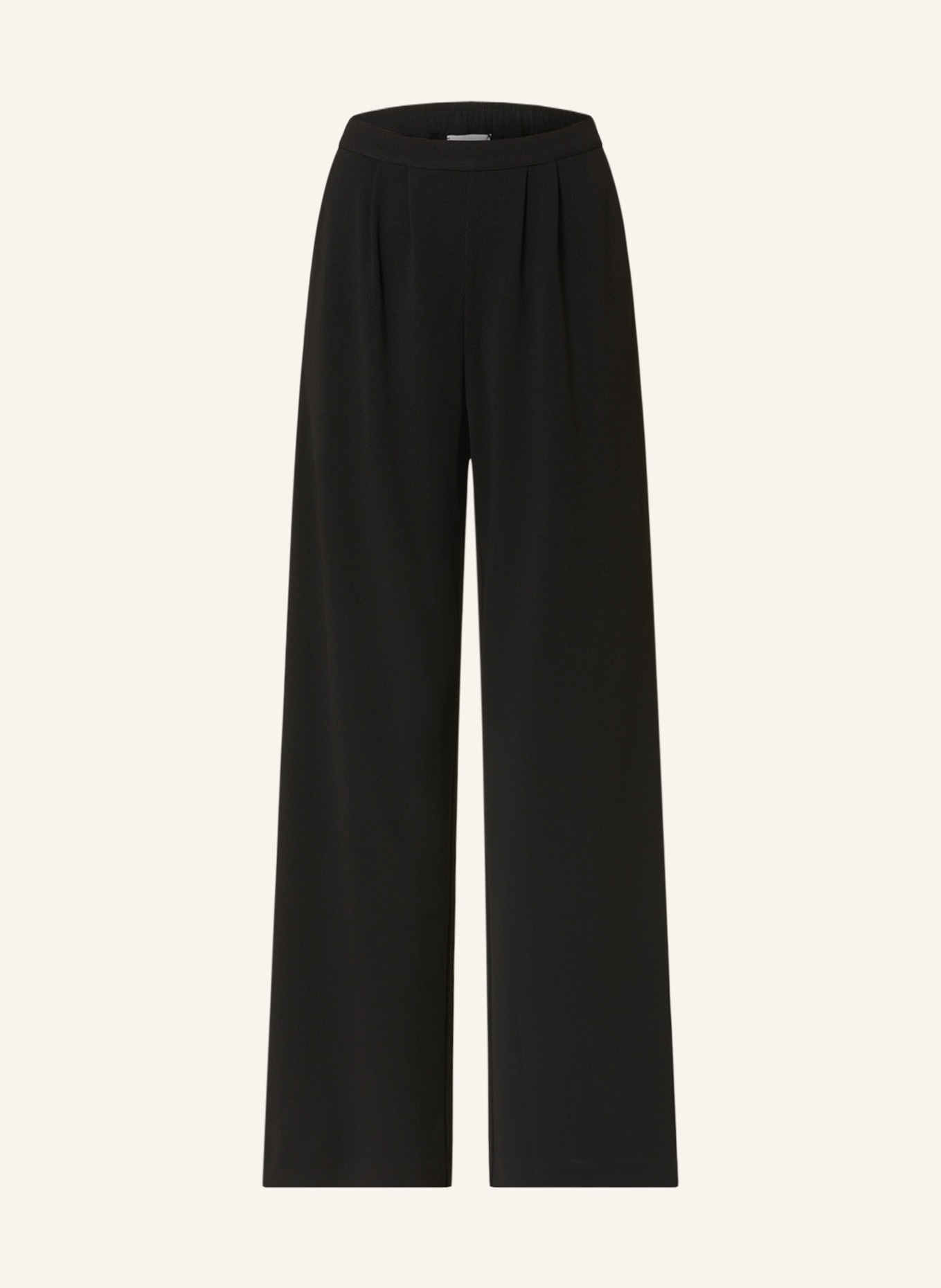 Delicatelove Wide leg trousers EDEN, Color: BLACK (Image 1)