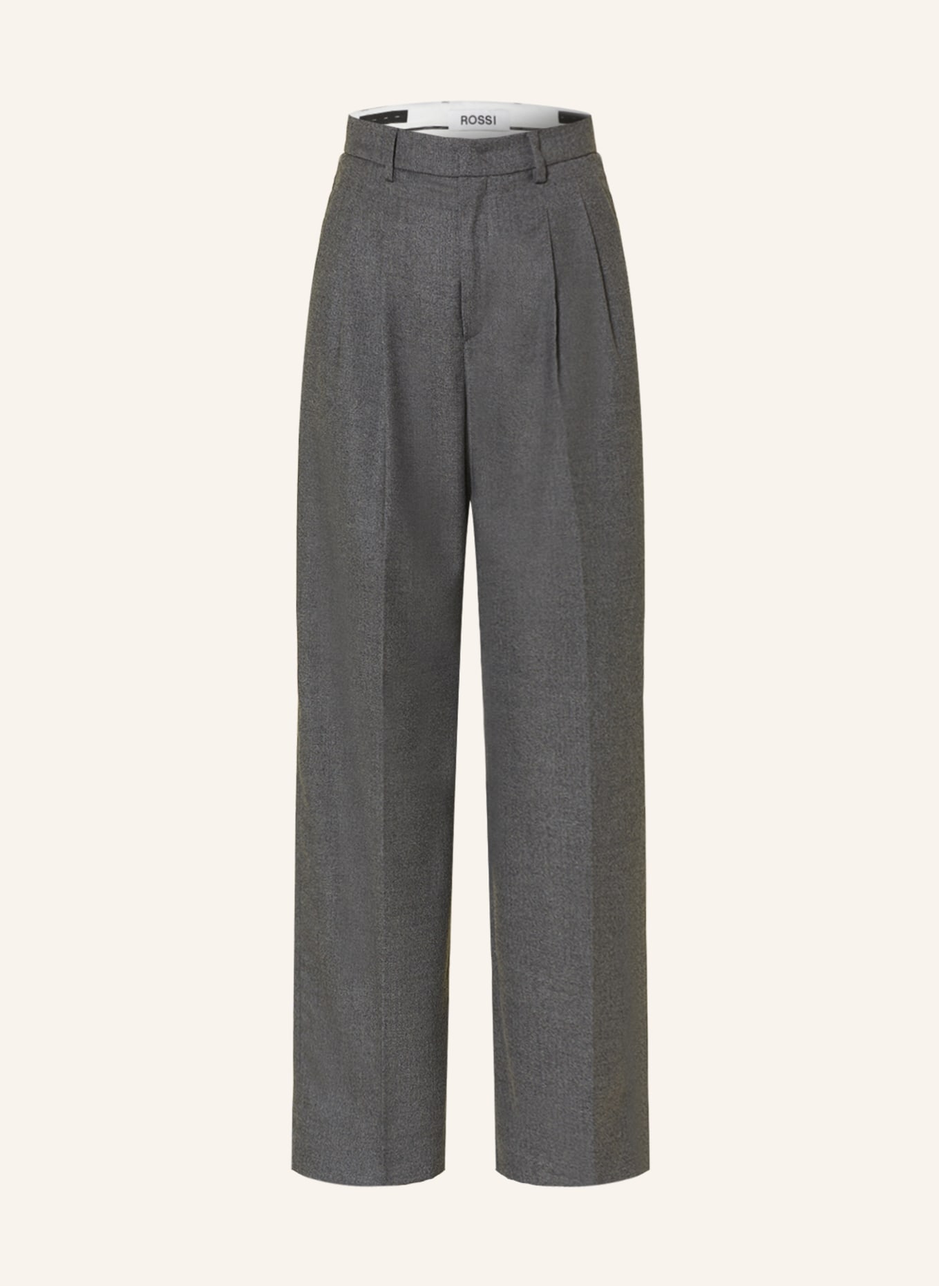 ROSSI Wide leg trousers NOA, Color: DARK GRAY (Image 1)