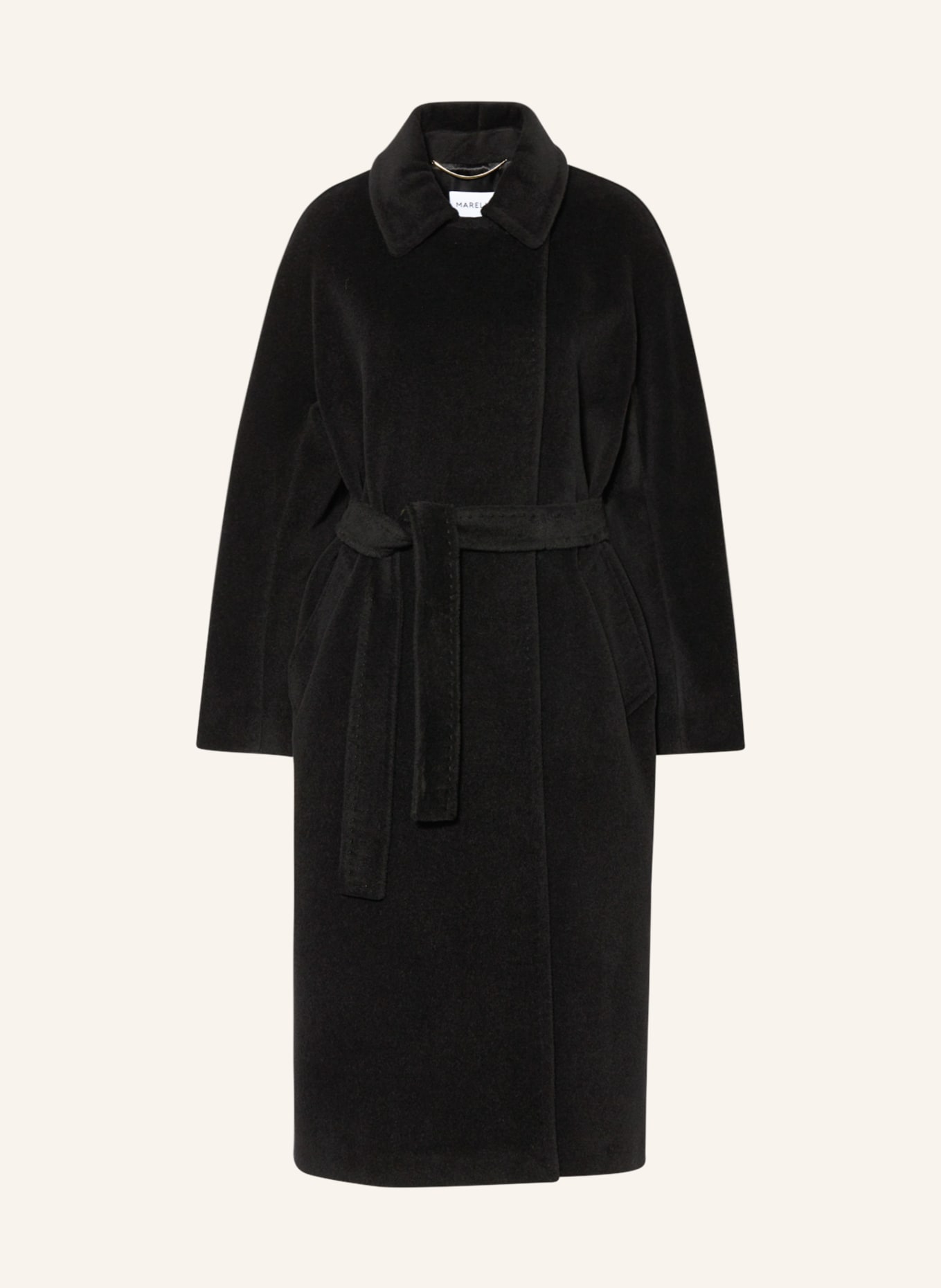 MARELLA Wool coat, Color: BLACK (Image 1)