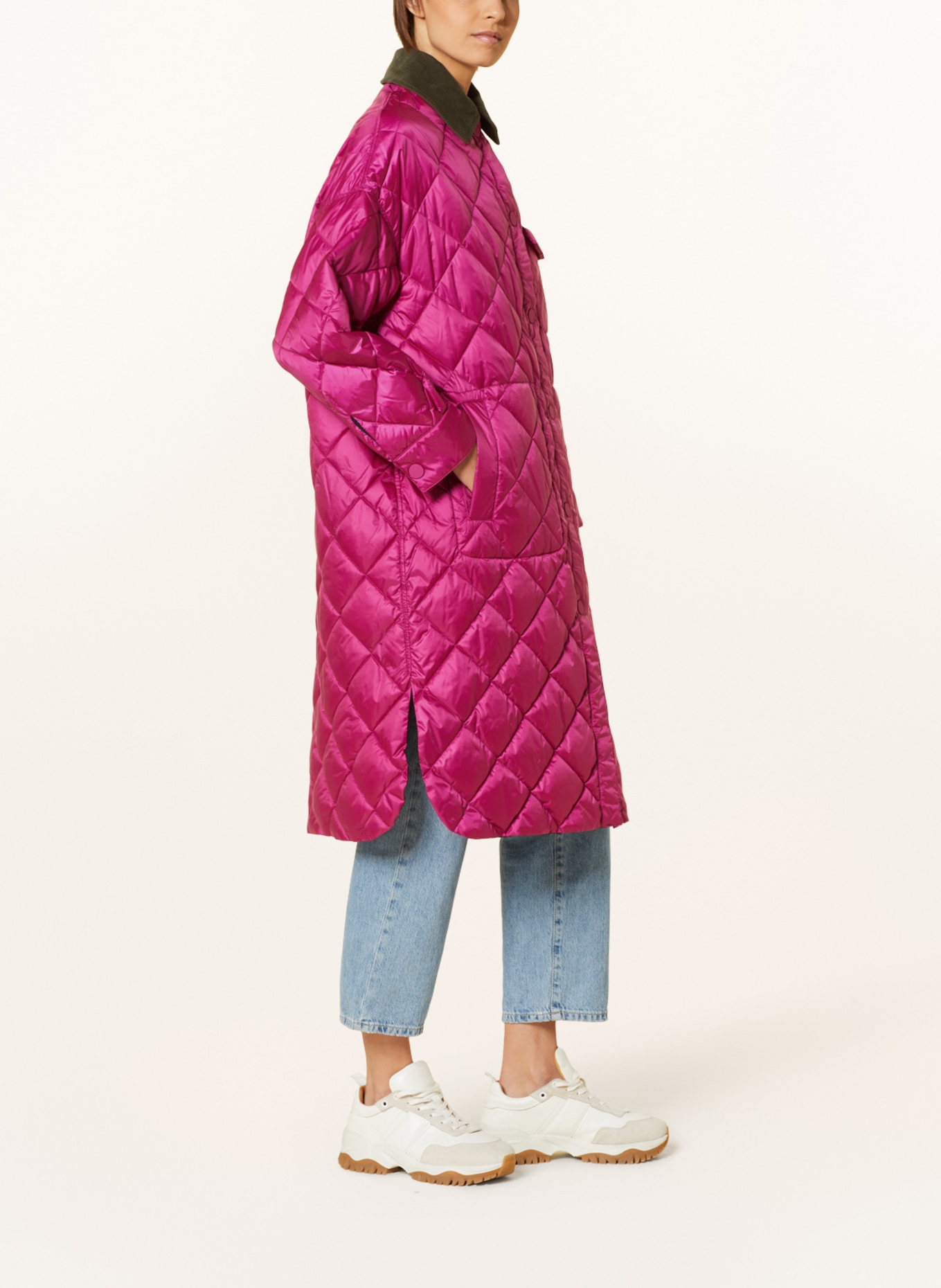 MAX & Co. Płaszcz pikowany LUSITANO model dwustronny, Kolor: FUKSJA (Obrazek 5)