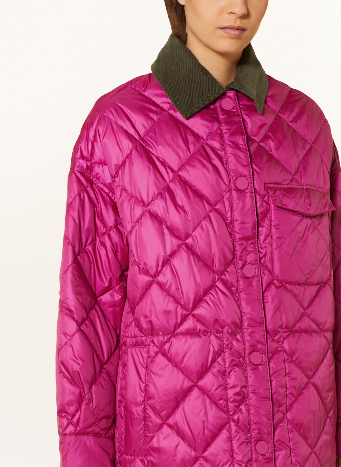 MAX & Co. Płaszcz pikowany LUSITANO model dwustronny, Kolor: FUKSJA (Obrazek 6)