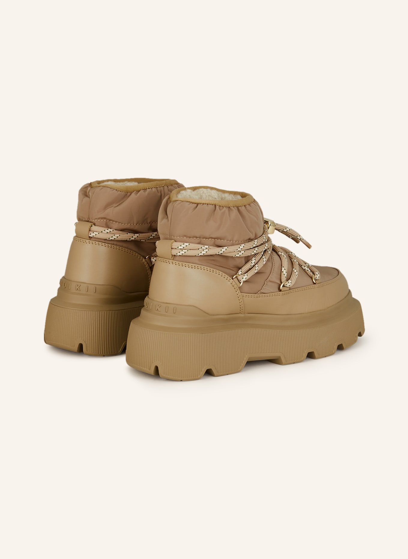 INUIKII Plateau-Boots ENDURANCE PUFFER, Farbe: BEIGE (Bild 2)