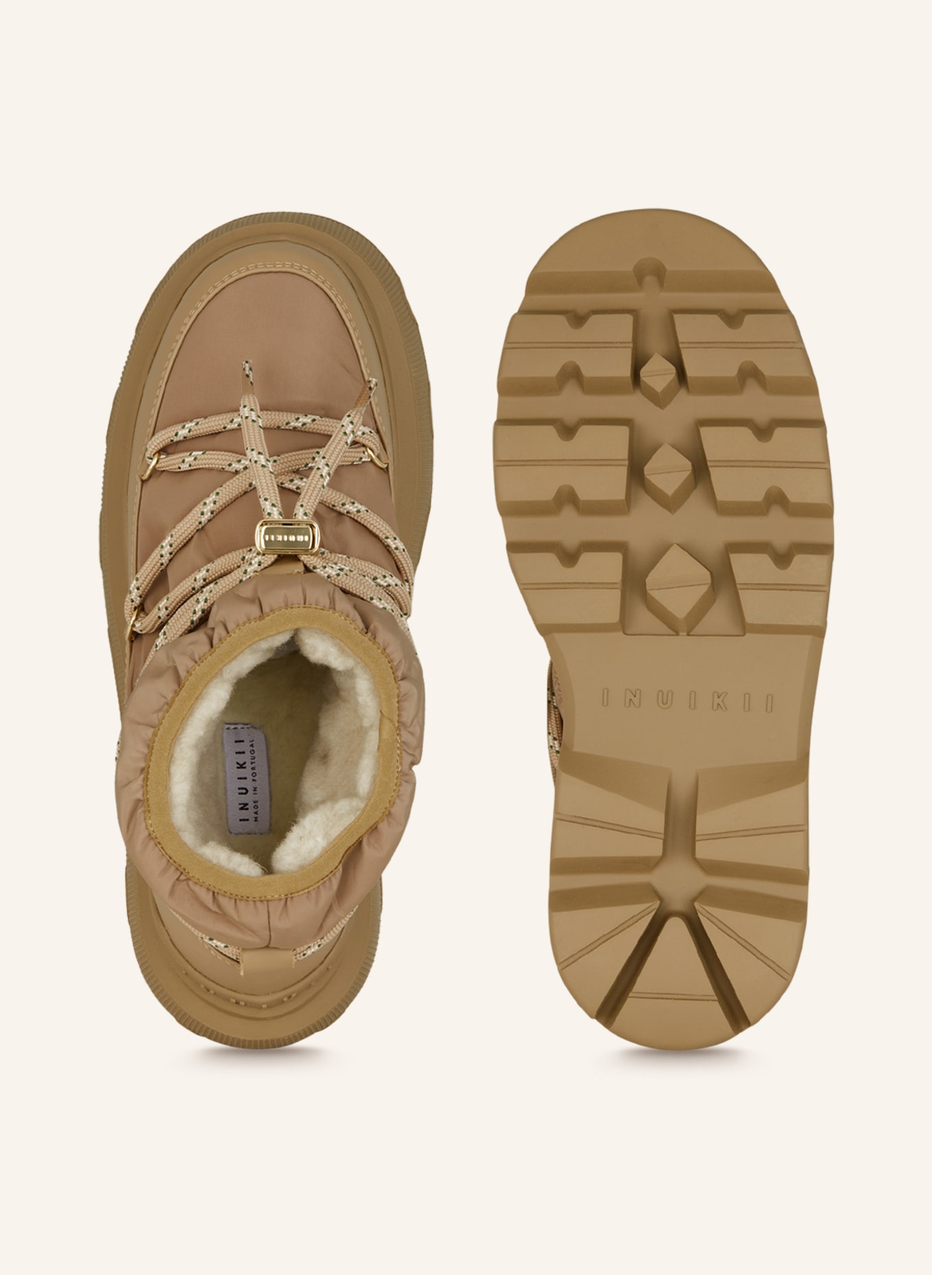 INUIKII Plateau-Boots ENDURANCE PUFFER, Farbe: BEIGE (Bild 5)