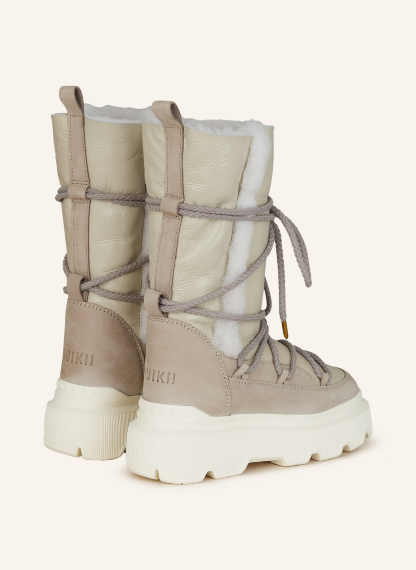 INUIKII Platform boots, Color: BEIGE (Image 2)