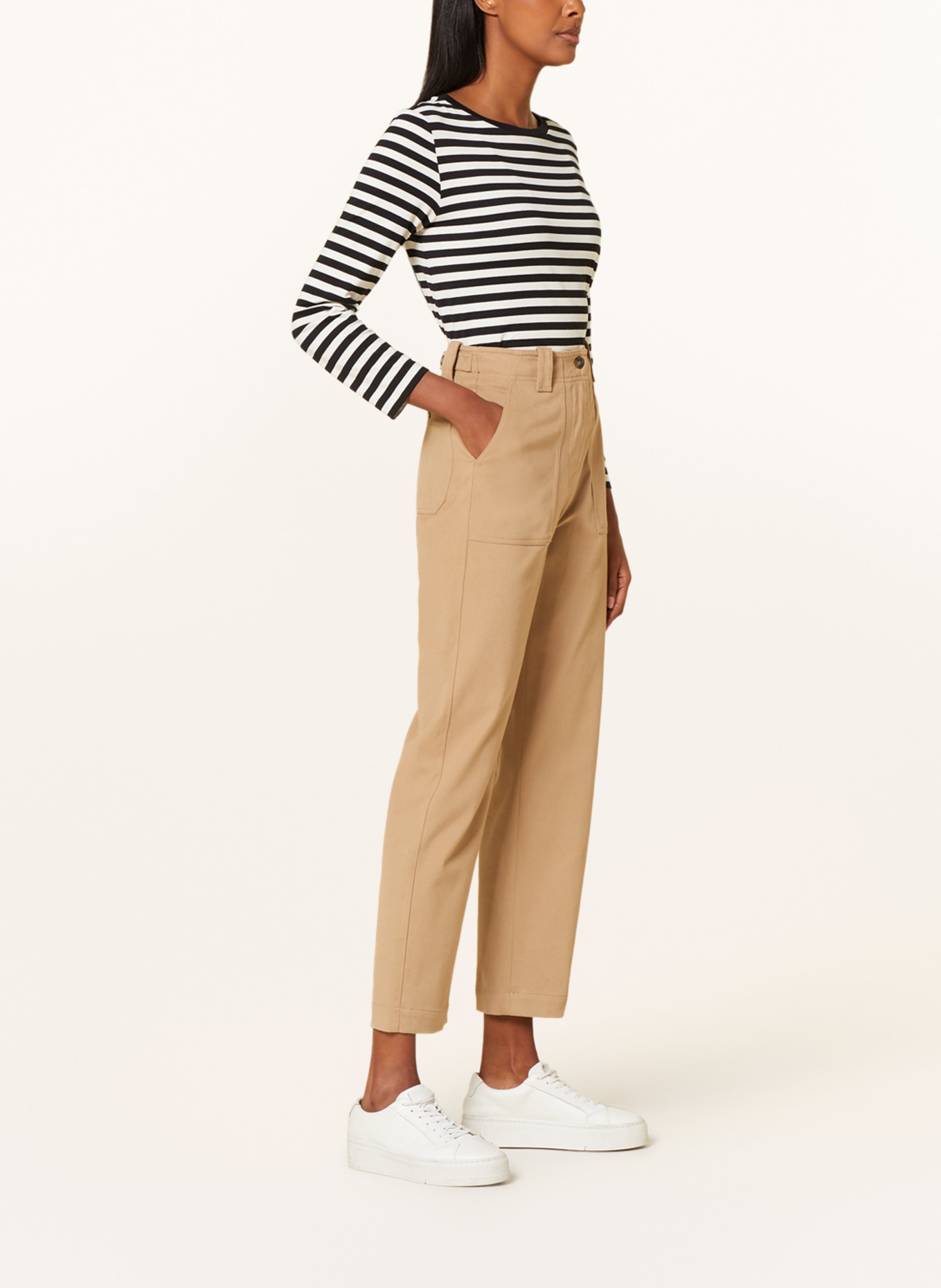 WEEKEND MaxMara Trousers OTTOBRE, Color: CAMEL (Image 4)
