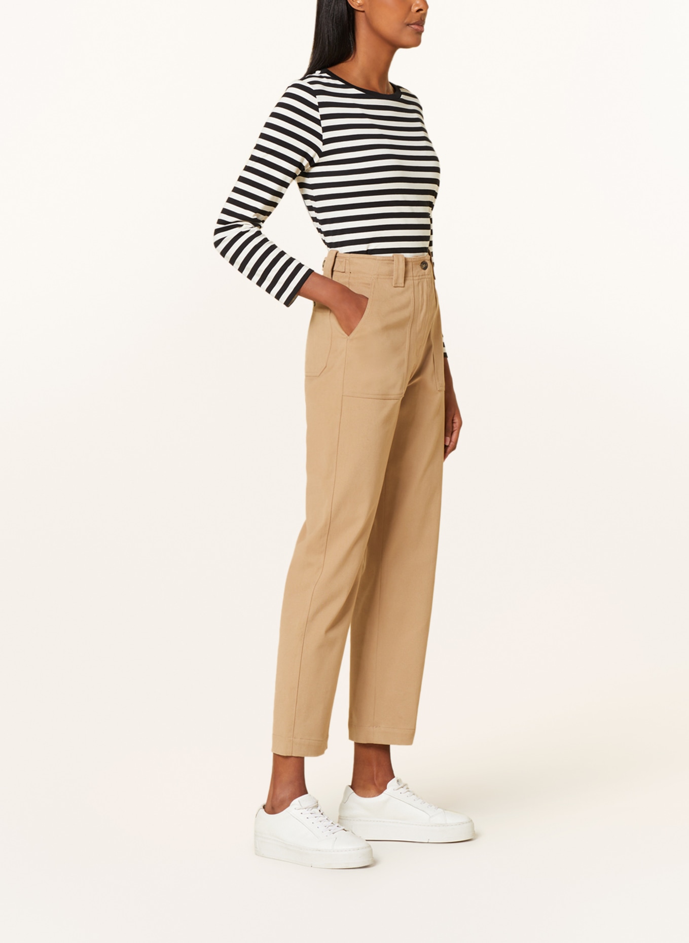 WEEKEND Max Mara Trousers OTTOBRE, Color: CAMEL (Image 4)