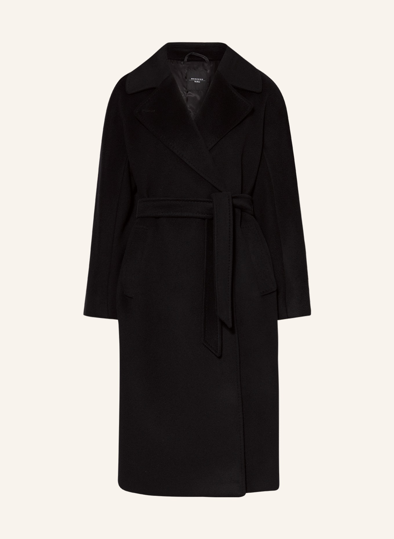 WEEKEND MaxMara Coat RESINA, Color: BLACK (Image 1)