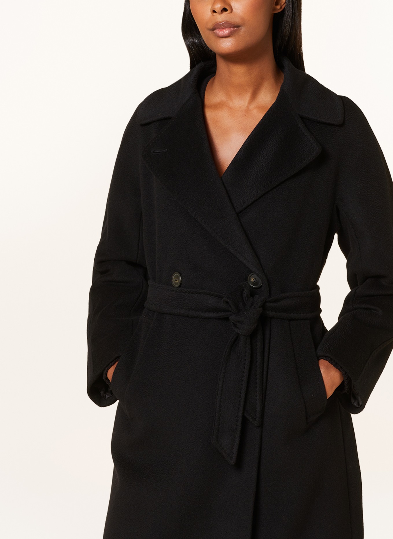 WEEKEND MaxMara Coat RESINA, Color: BLACK (Image 4)