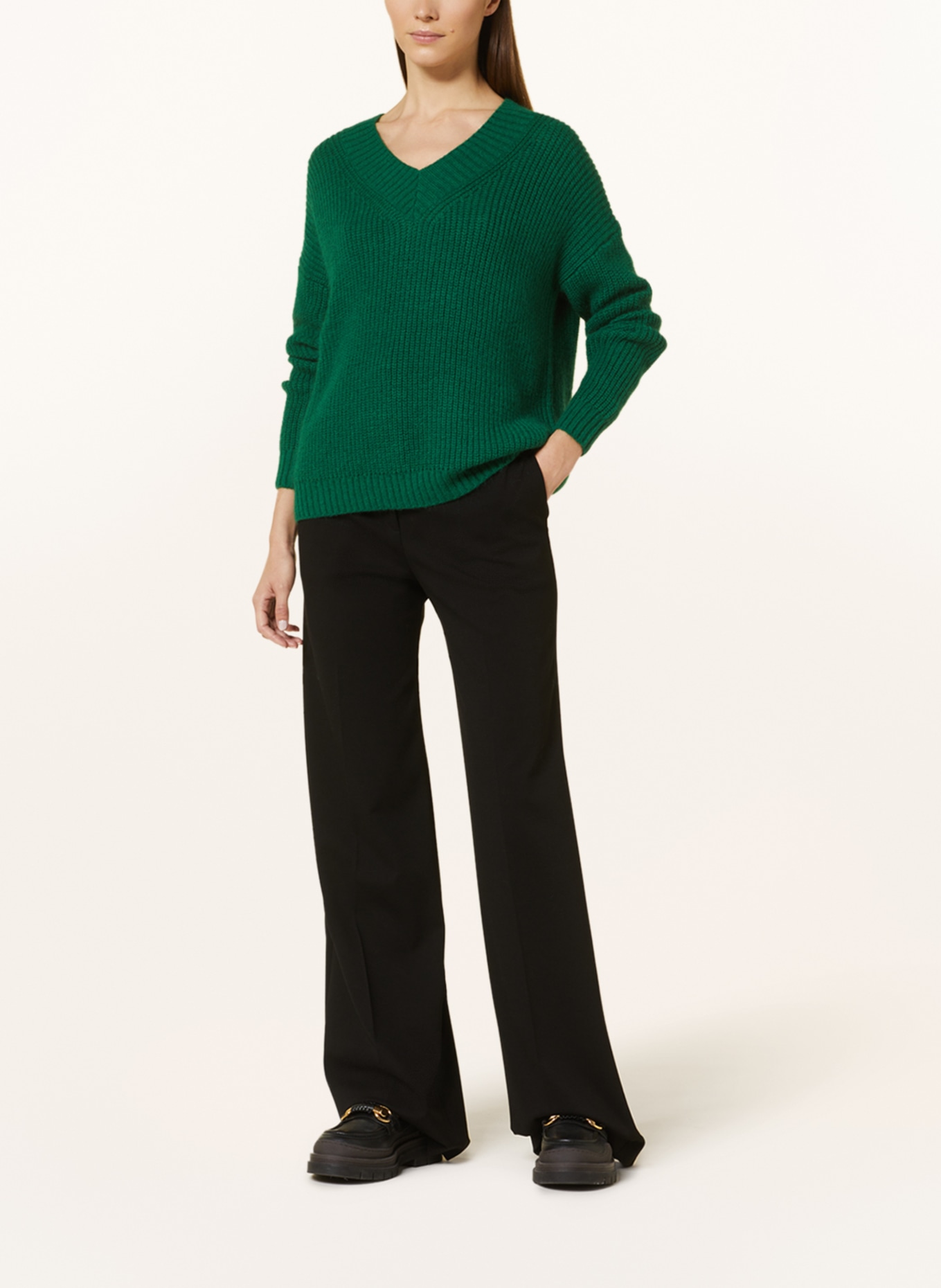 WEEKEND MaxMara Oversized sweater VIAGGIO, Color: GREEN (Image 2)