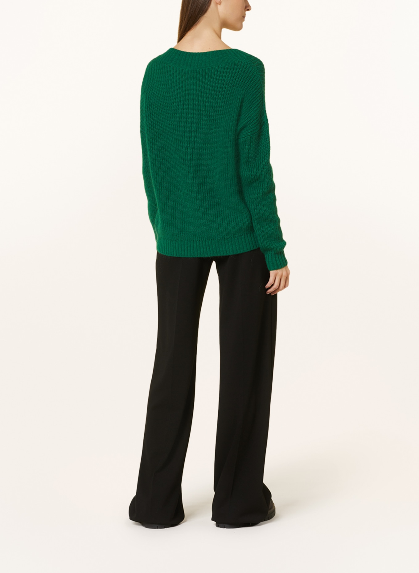 WEEKEND MaxMara Oversized sweater VIAGGIO, Color: GREEN (Image 3)