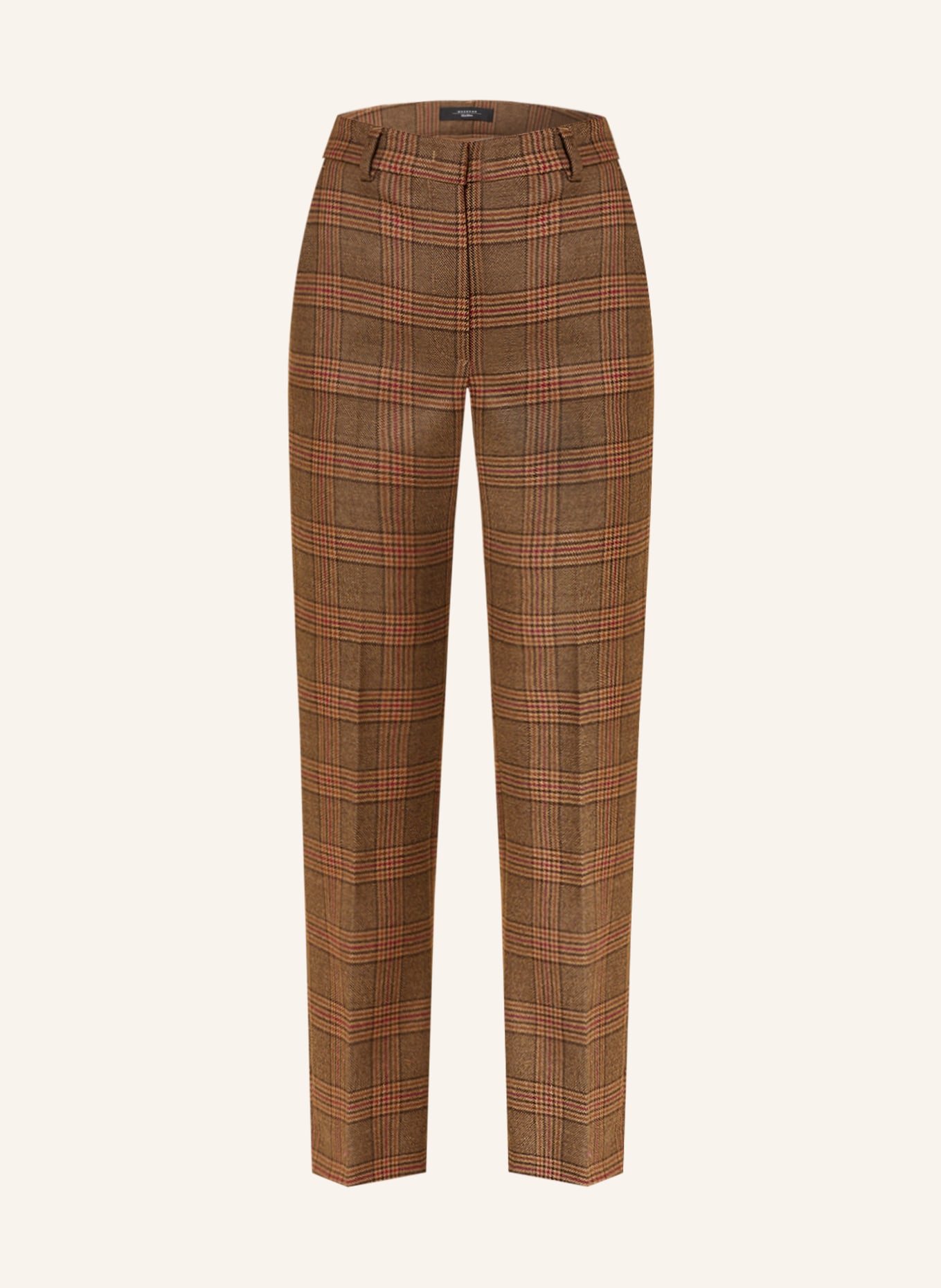 WEEKEND MaxMara Trousers REVERE, Color: BROWN/ DARK RED/ CAMEL (Image 1)