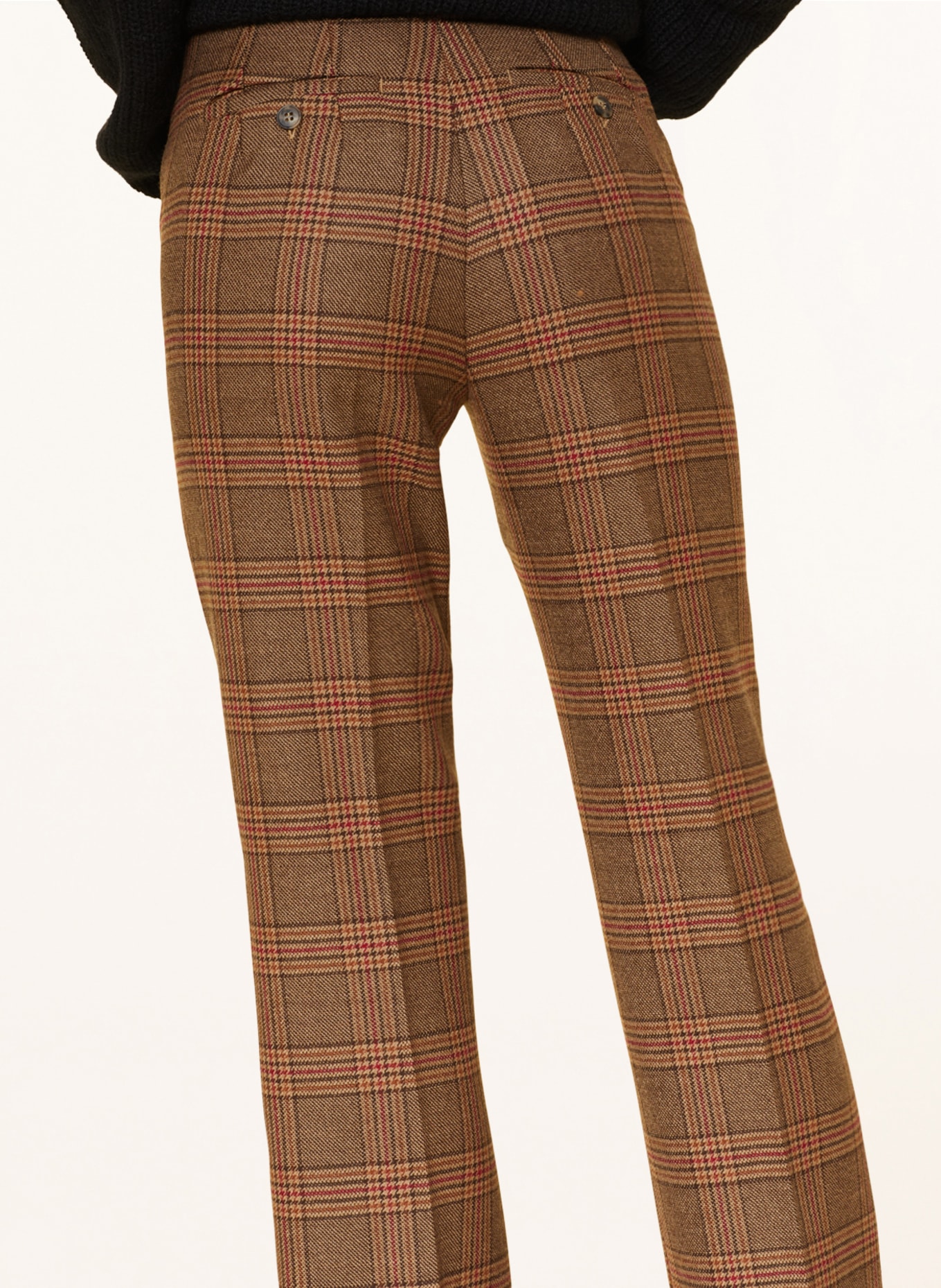 WEEKEND MaxMara Trousers REVERE, Color: BROWN/ DARK RED/ CAMEL (Image 5)