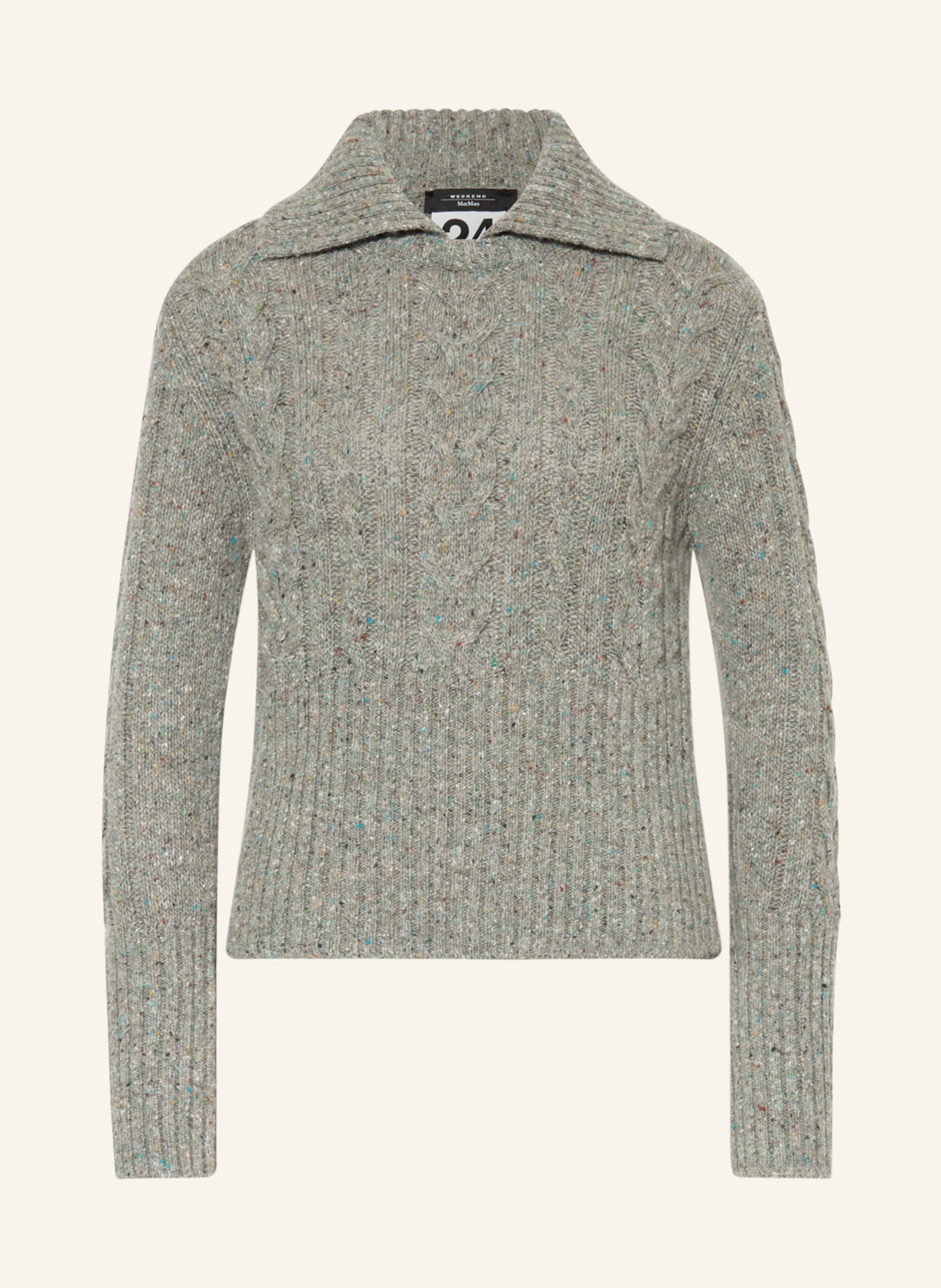 WEEKEND MaxMara Sweater SAVIO, Color: GRAY (Image 1)