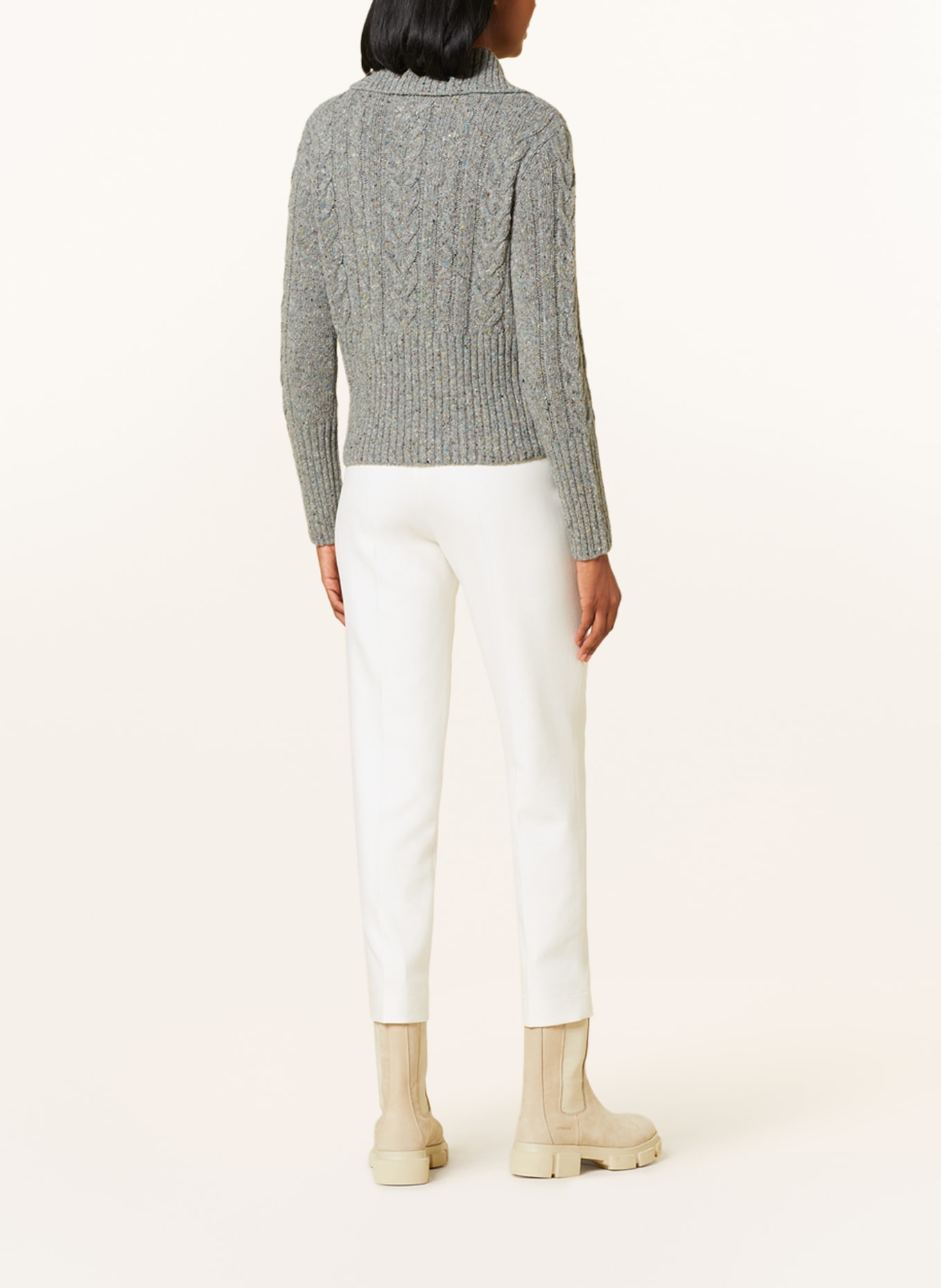 WEEKEND MaxMara Sweater SAVIO, Color: GRAY (Image 3)