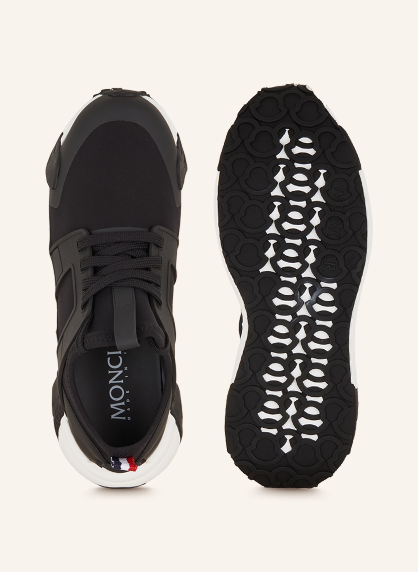 MONCLER Sneakers LUNAROVE, Color: BLACK/ WHITE (Image 5)