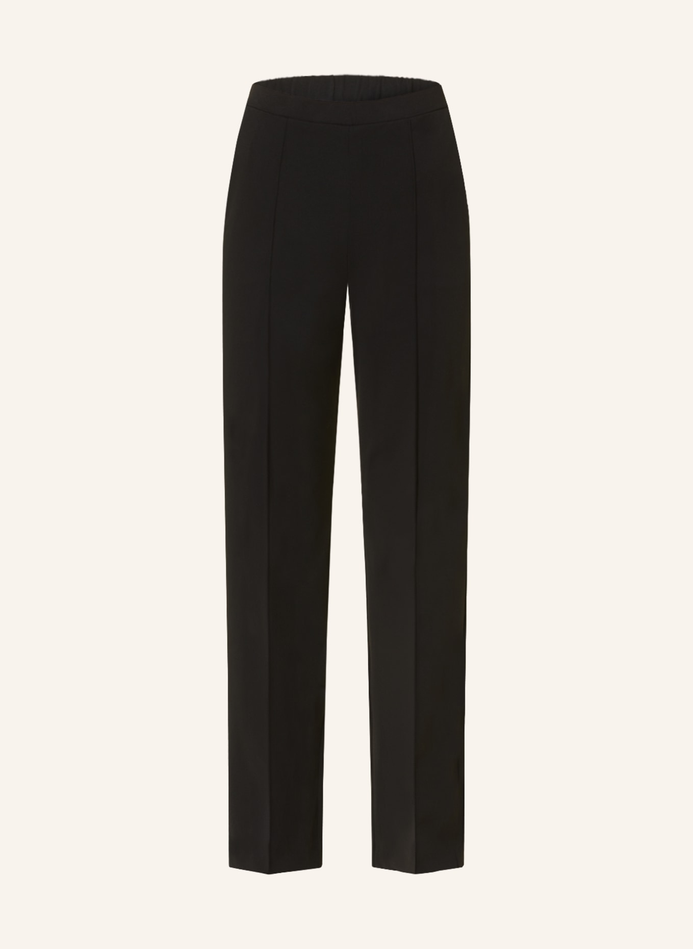 MaxMara LEISURE Wide leg trousers CALCA in jersey, Color: BLACK (Image 1)