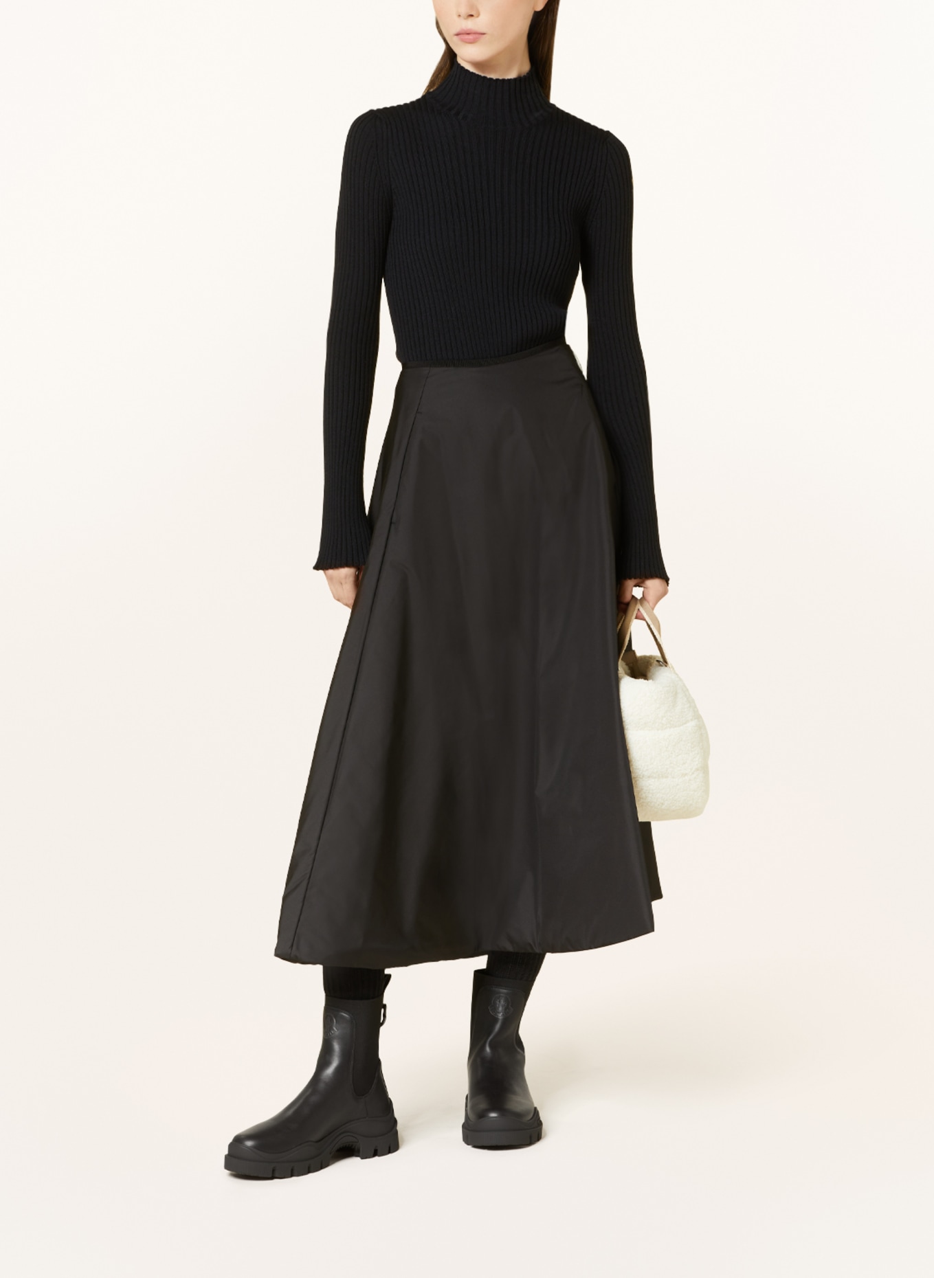 MONCLER Skirt, Color: BLACK (Image 2)