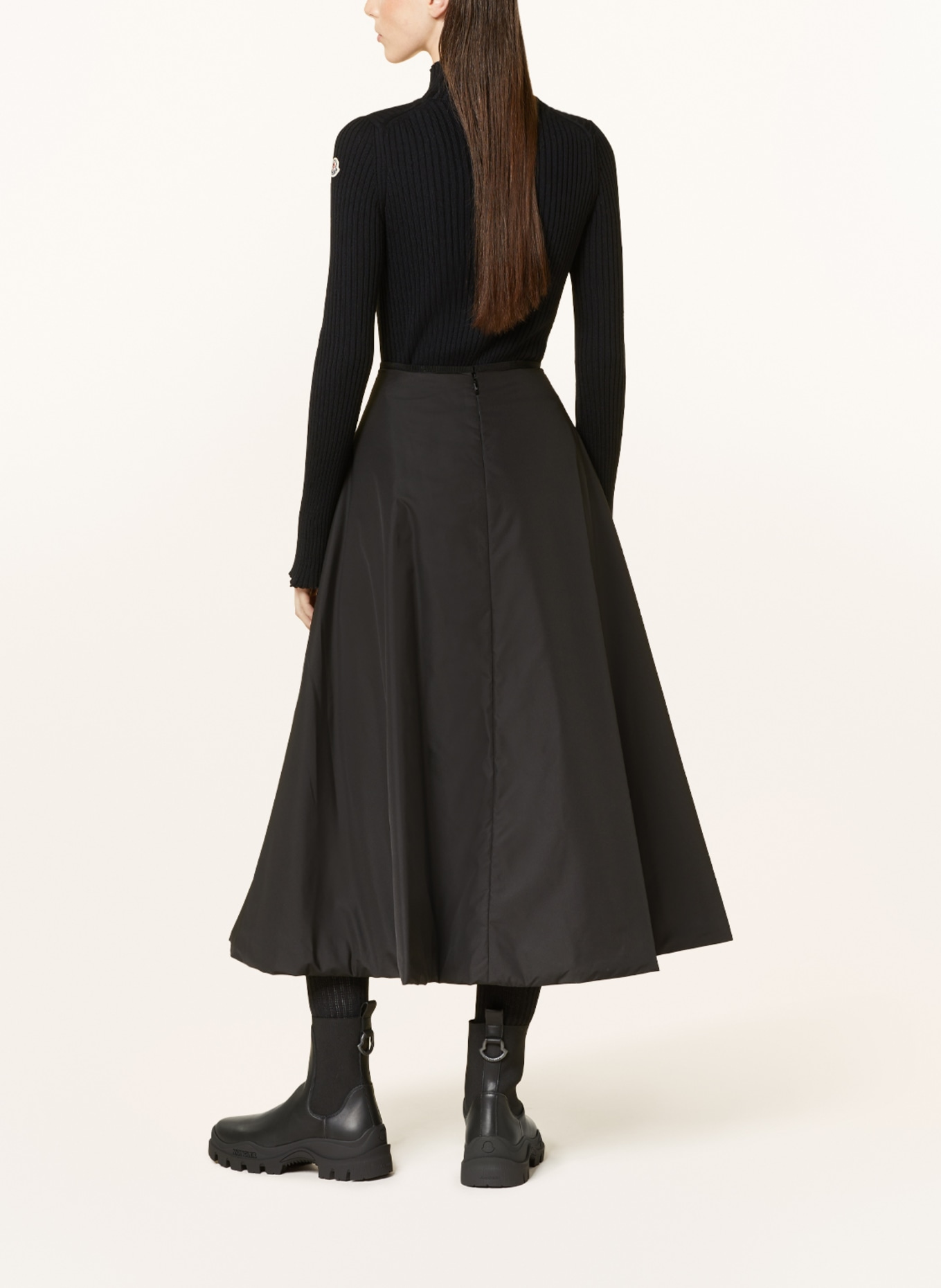 MONCLER Skirt, Color: BLACK (Image 3)