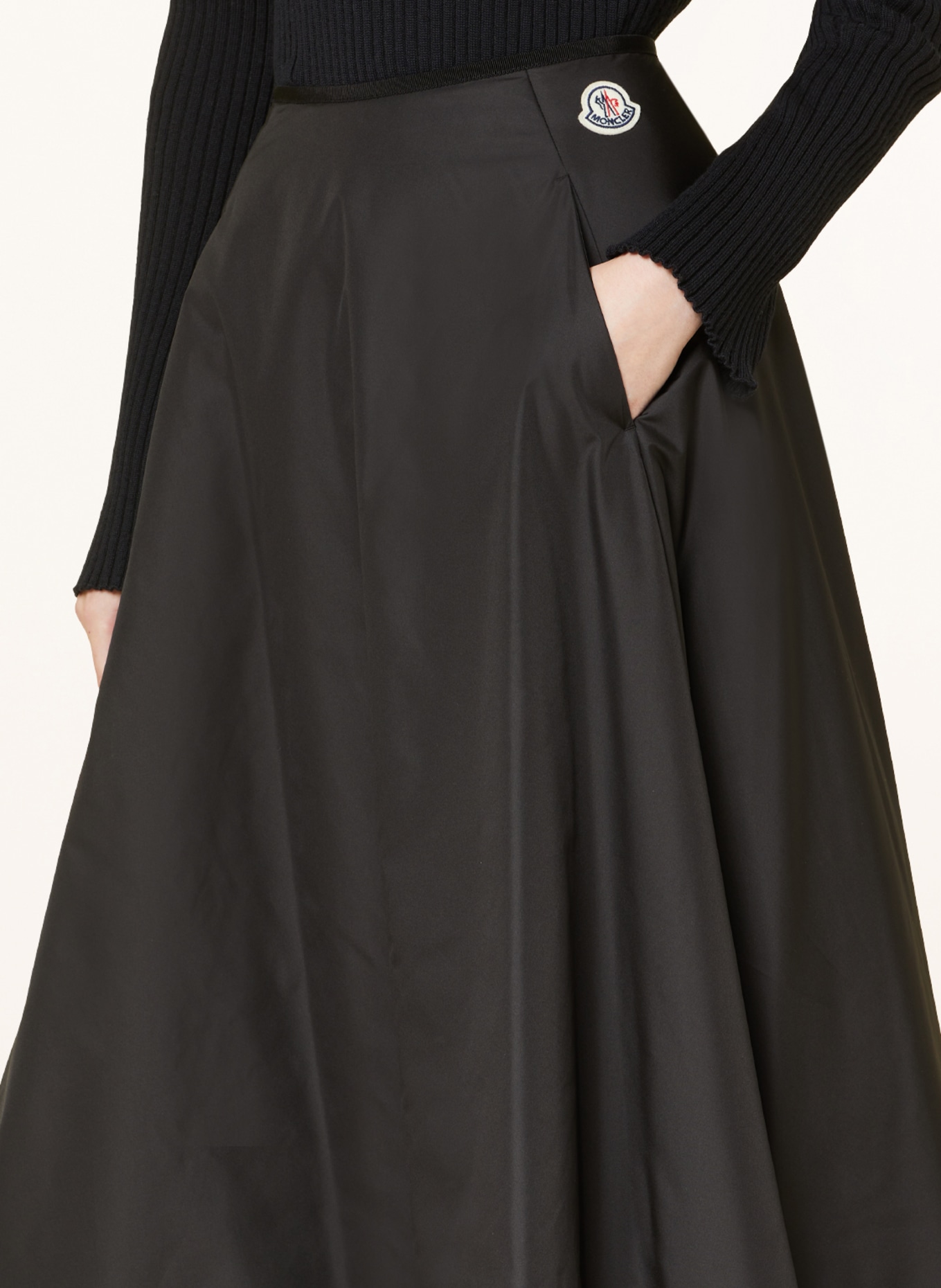 MONCLER Skirt, Color: BLACK (Image 4)