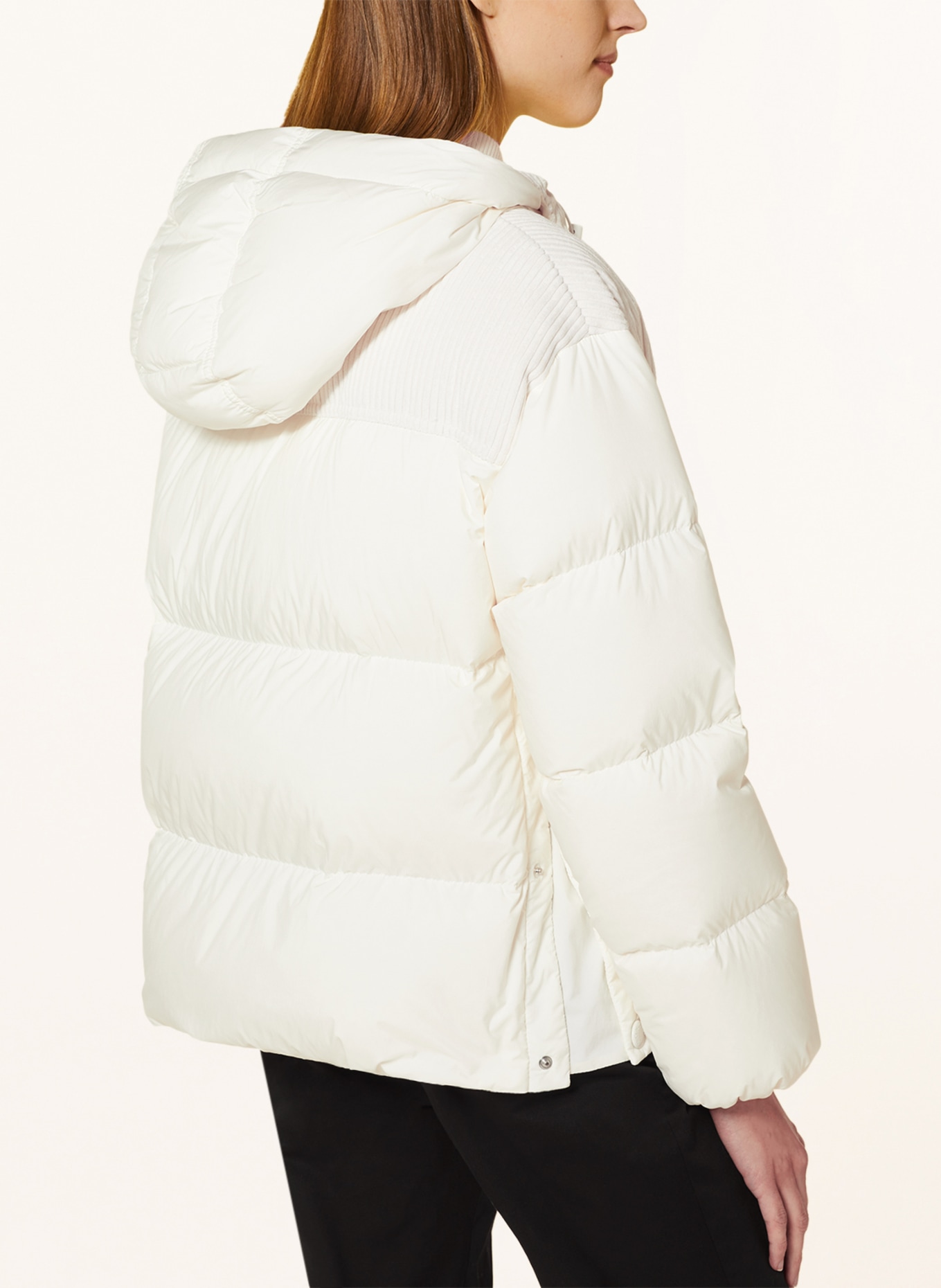 MONCLER Down jacket JASEUR in mixed materials, Color: ECRU (Image 5)