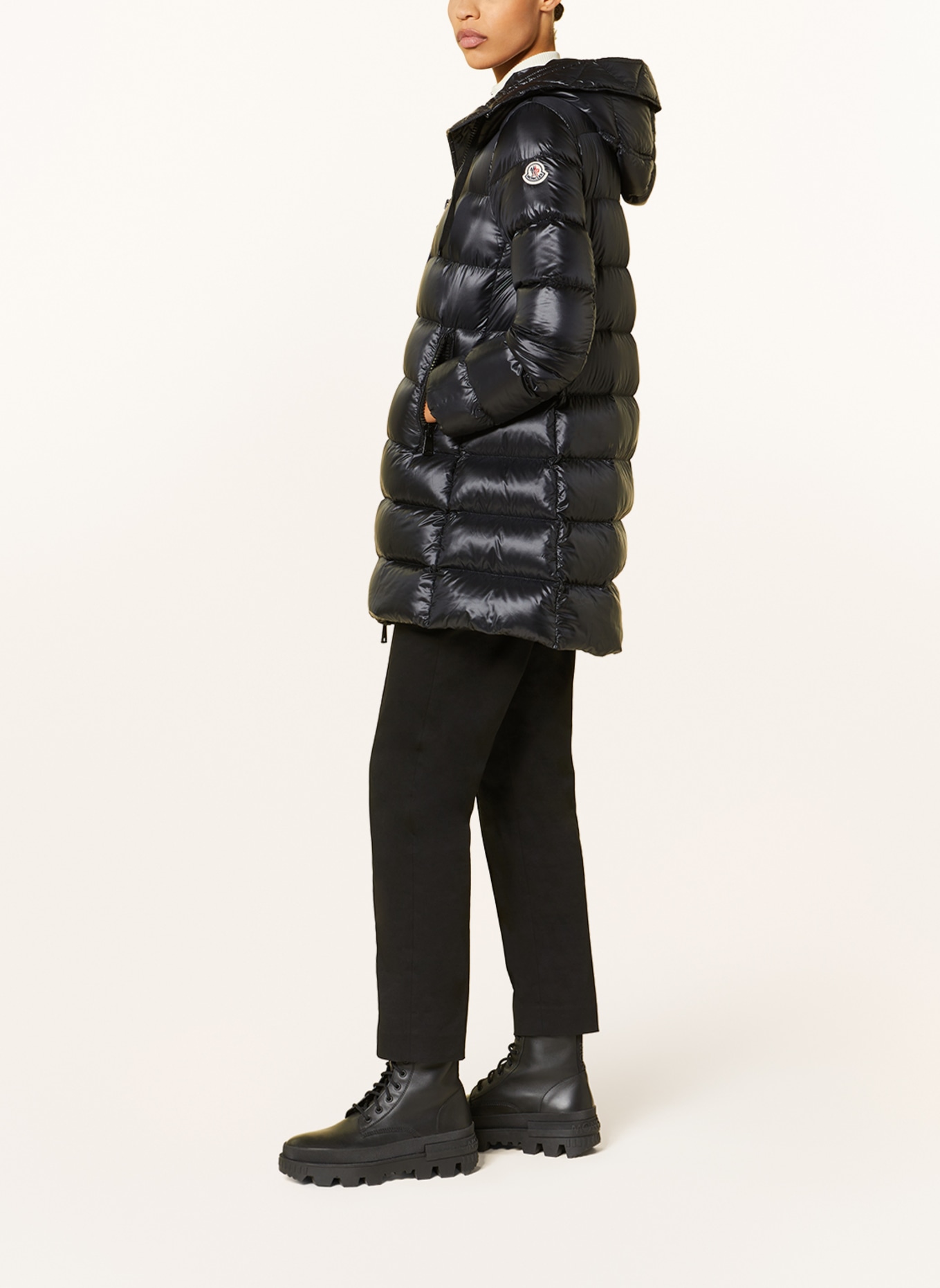 MONCLER Down jacket SUYEN, Color: BLACK (Image 4)