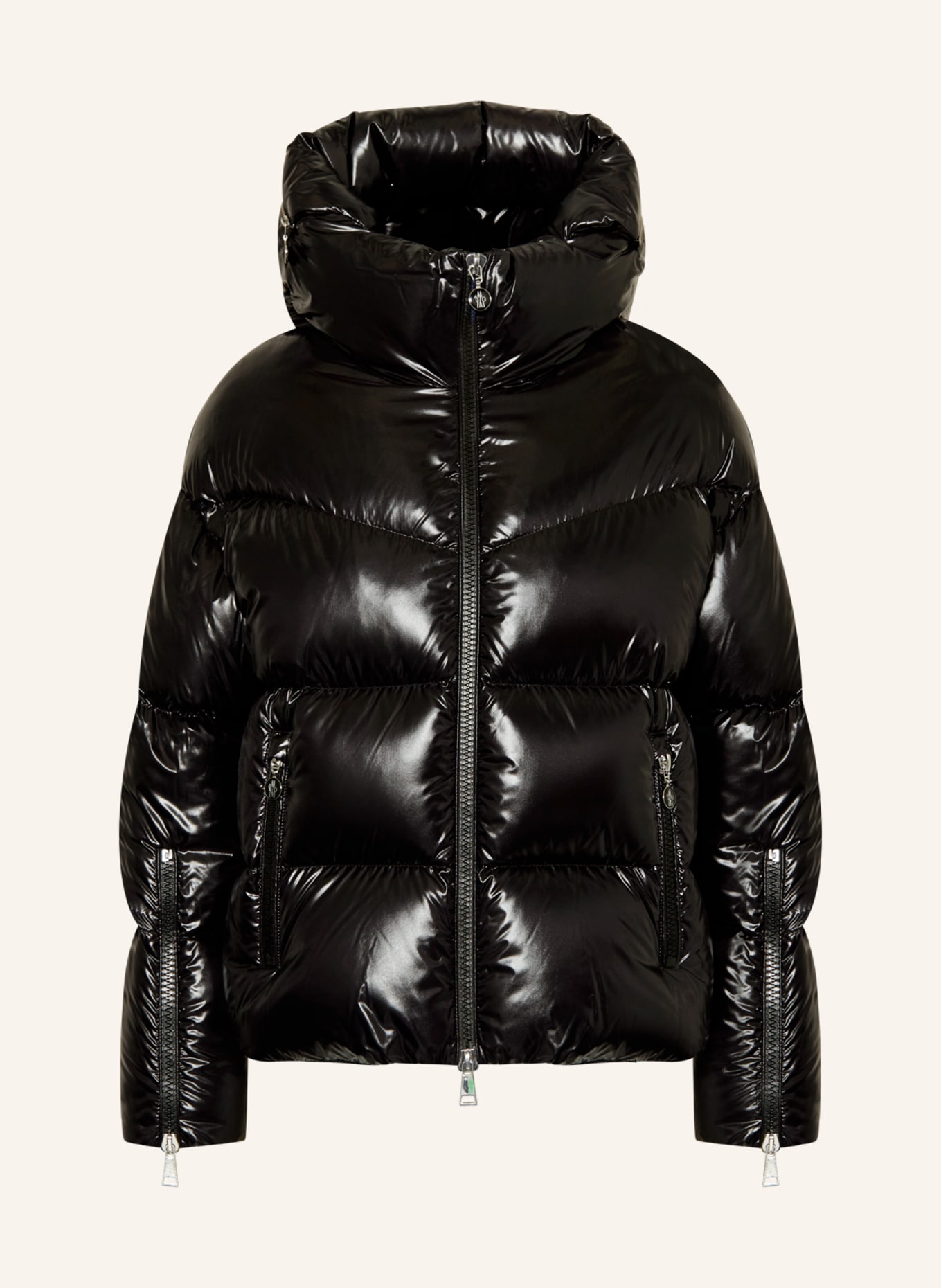 MONCLER Down jacket HUPPE, Color: BLACK (Image 1)