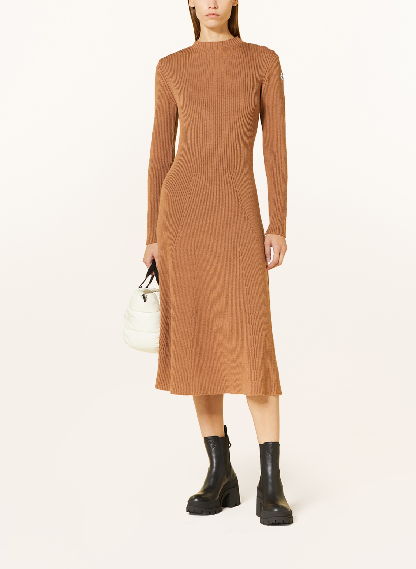 MONCLER Knit dress, Color: BROWN (Image 2)