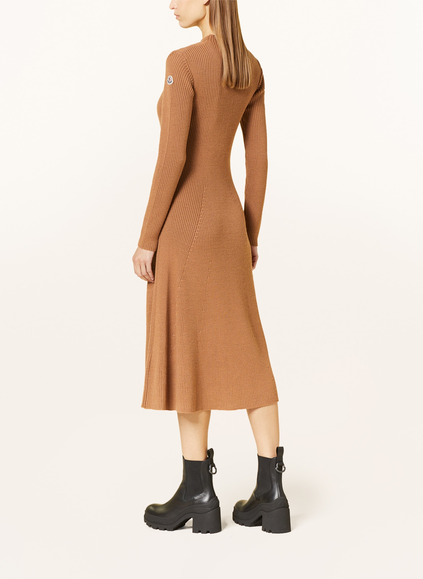 MONCLER Knit dress, Color: BROWN (Image 3)