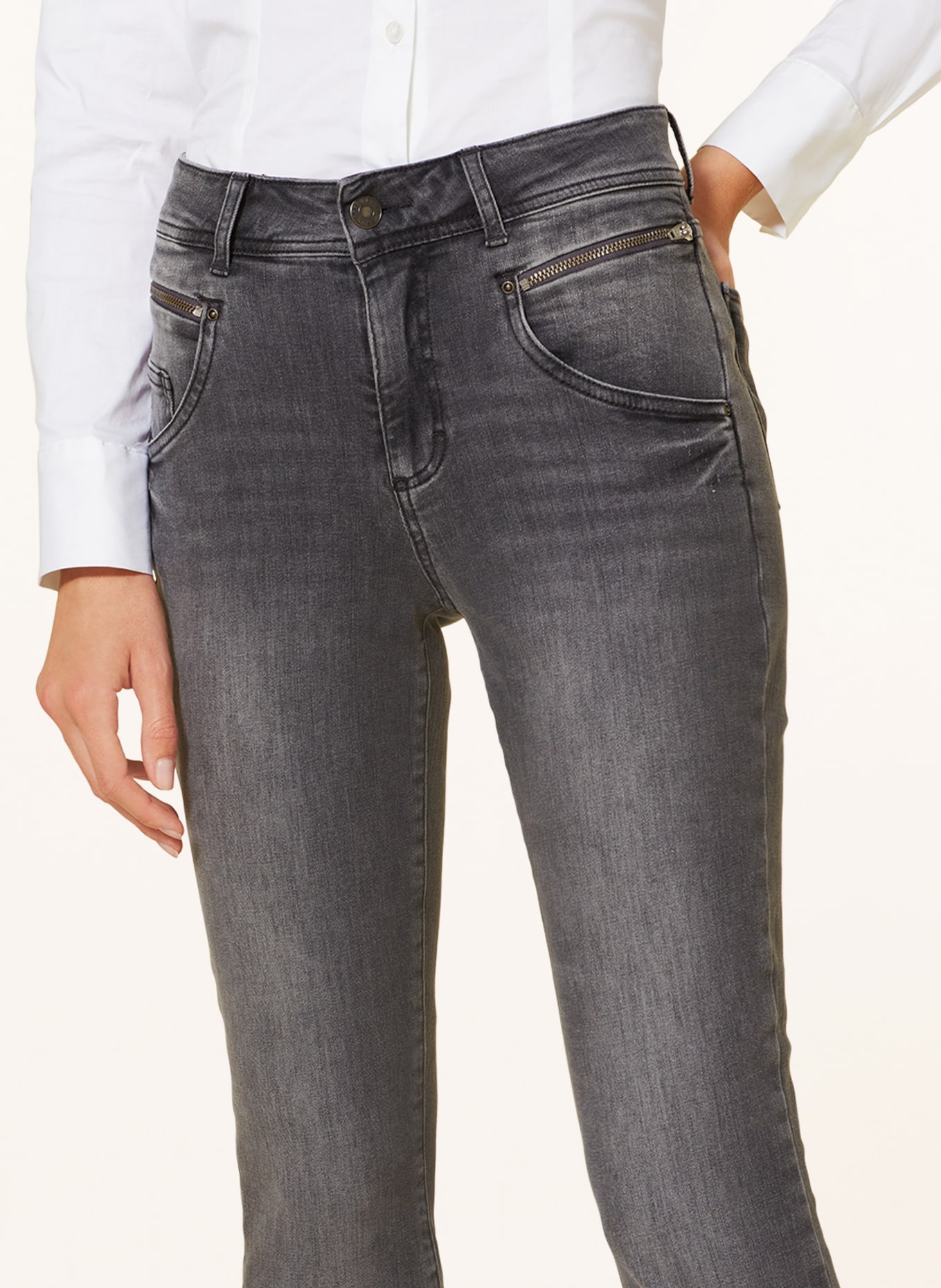 BRAX Skinny Jeans SHAKIRA, Farbe: 05 USED DARK GREY (Bild 5)