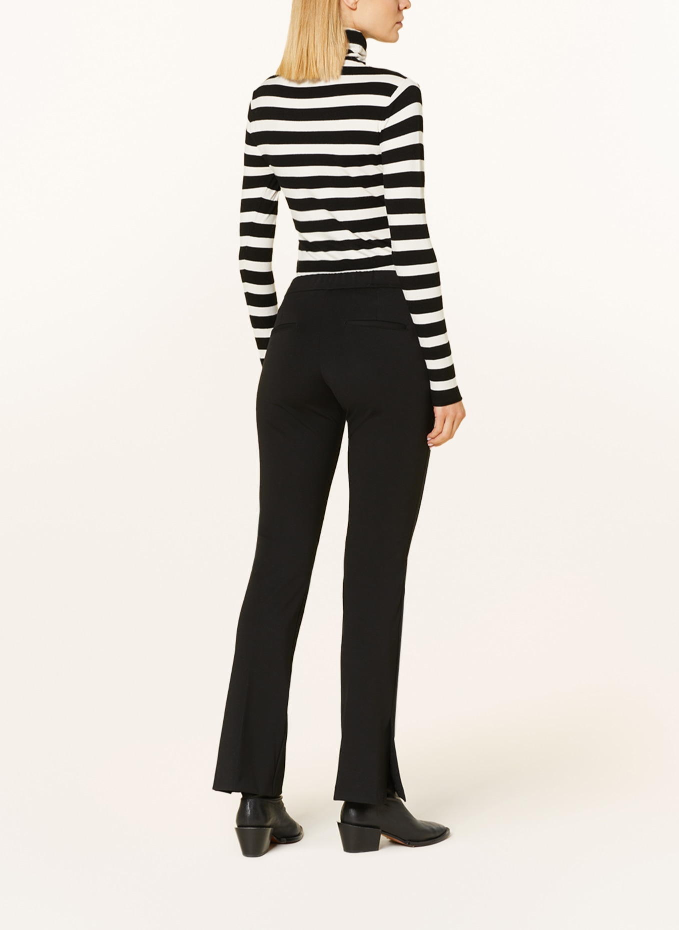 BRAX Jersey trousers MALOU, Color: BLACK (Image 3)