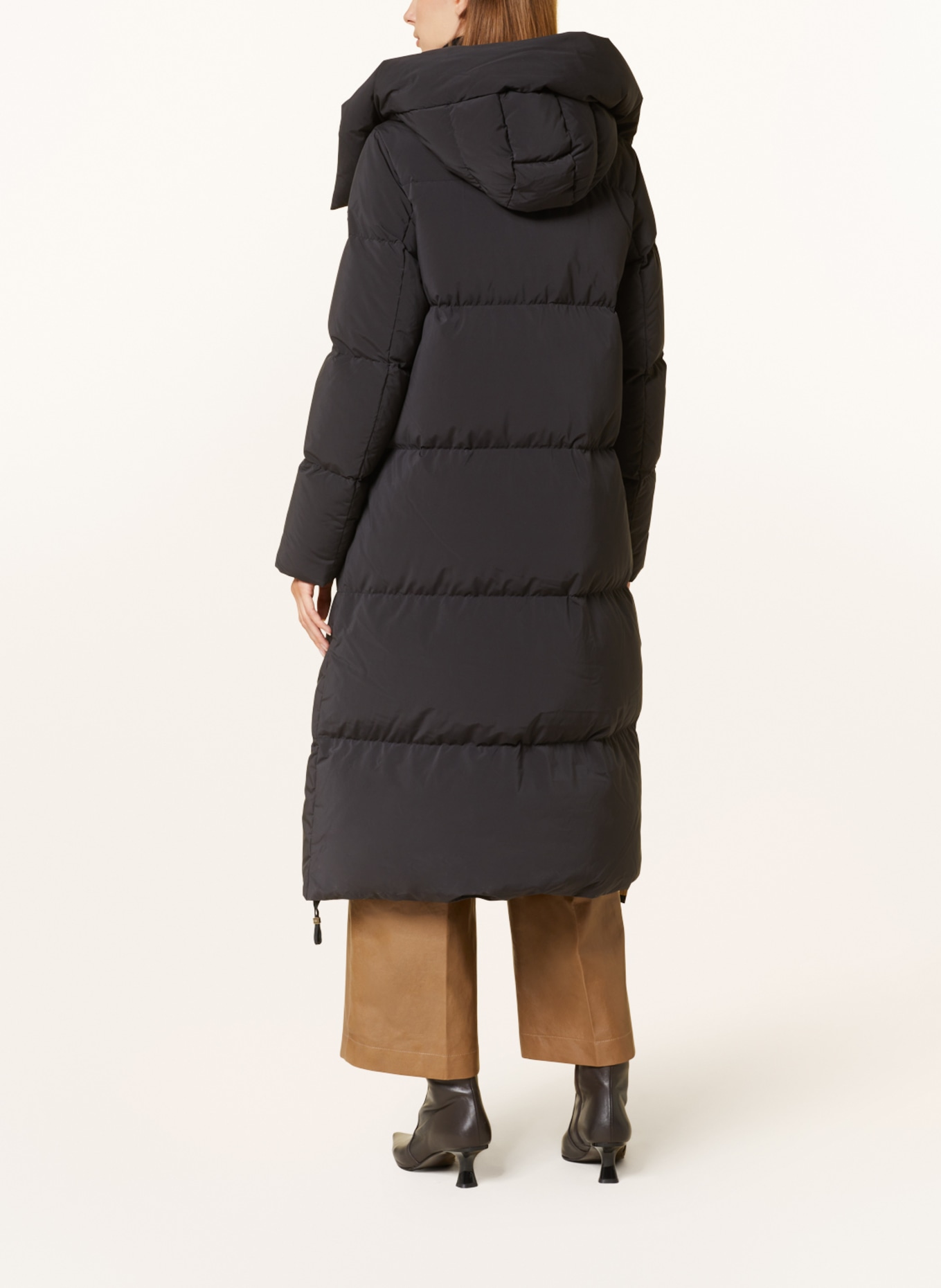 DUNO Down coat FULLY with removable hood, Color: BLACK (Image 3)