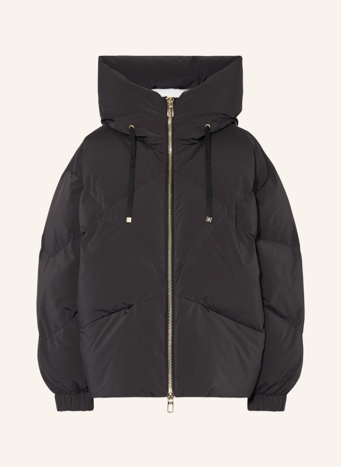 DUNO Down jacket PEGGIE, Color: BLACK (Image 1)
