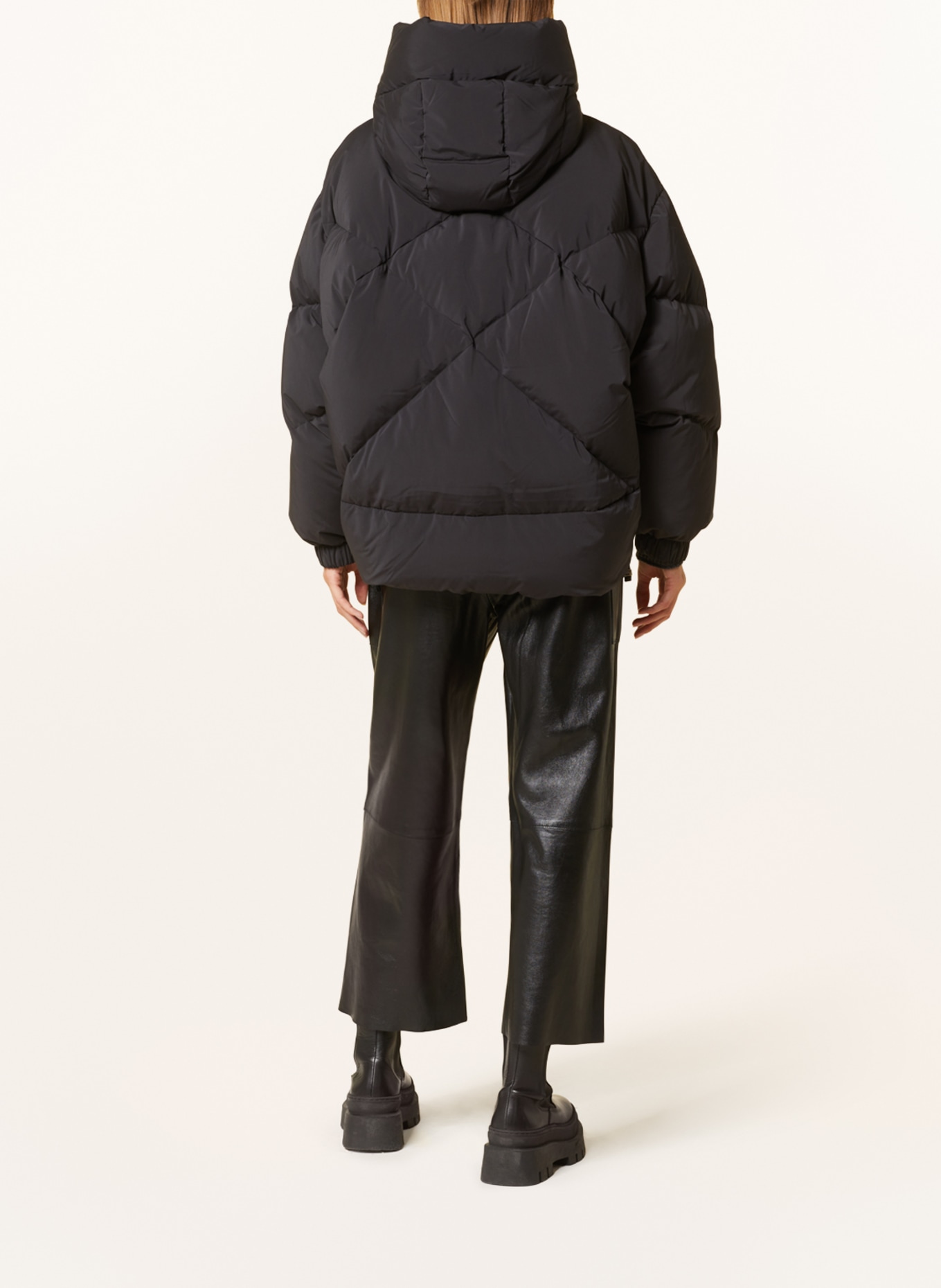 DUNO Down jacket PEGGIE, Color: BLACK (Image 3)