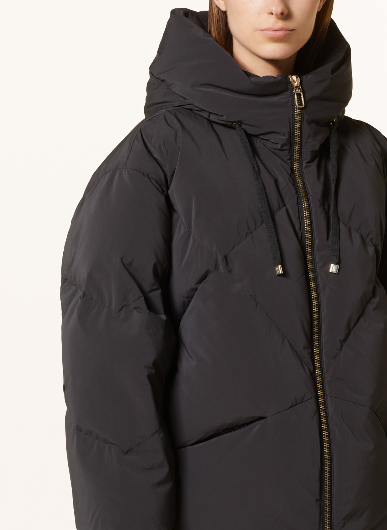 DUNO Down jacket PEGGIE in black