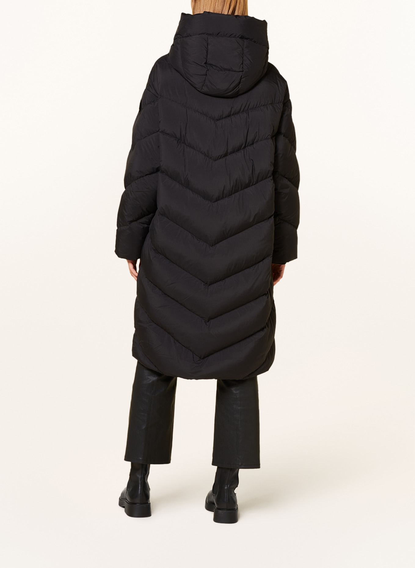 DUNO Down coat OPAL, Color: BLACK (Image 3)