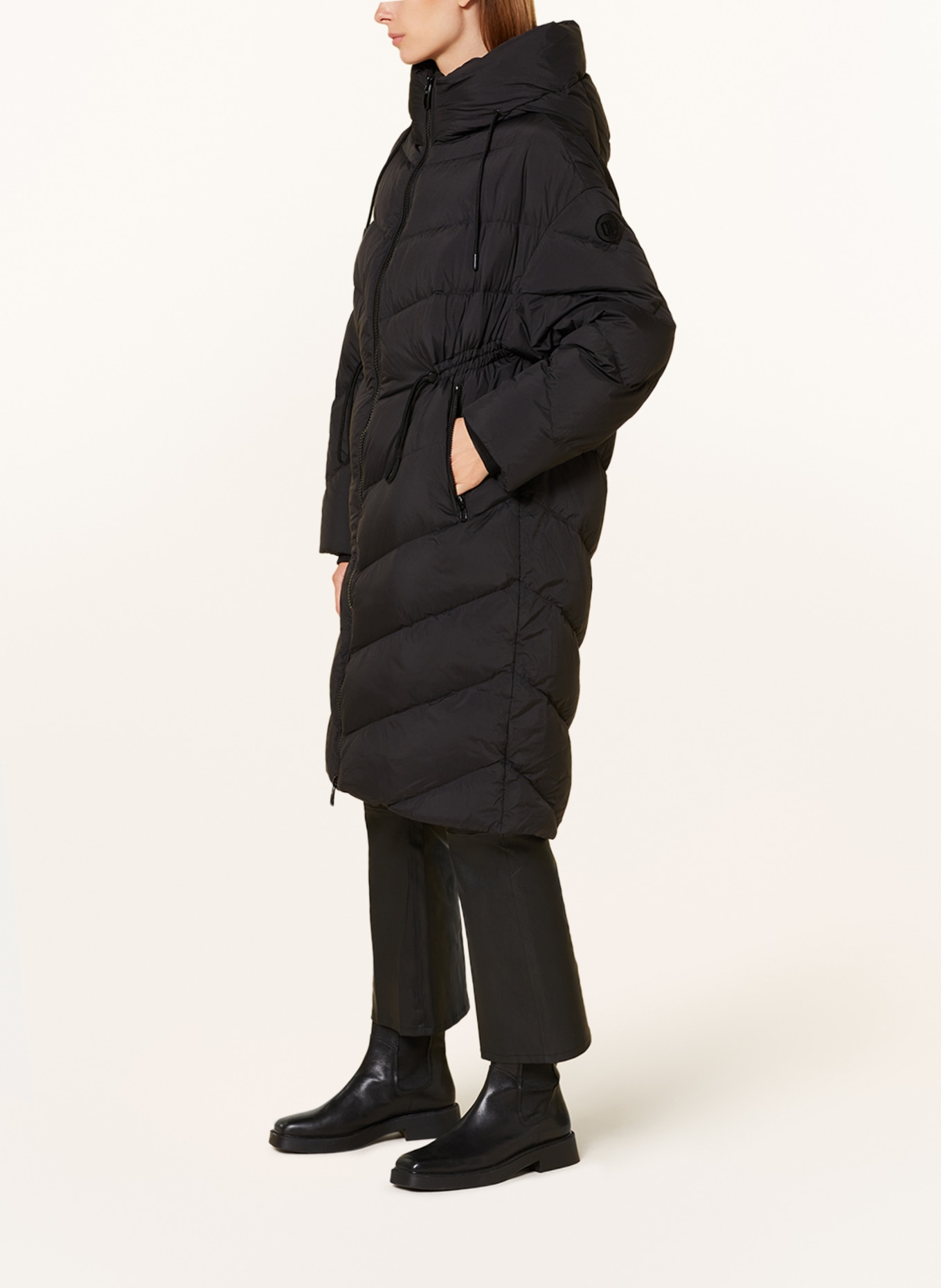 DUNO Down coat OPAL, Color: BLACK (Image 4)