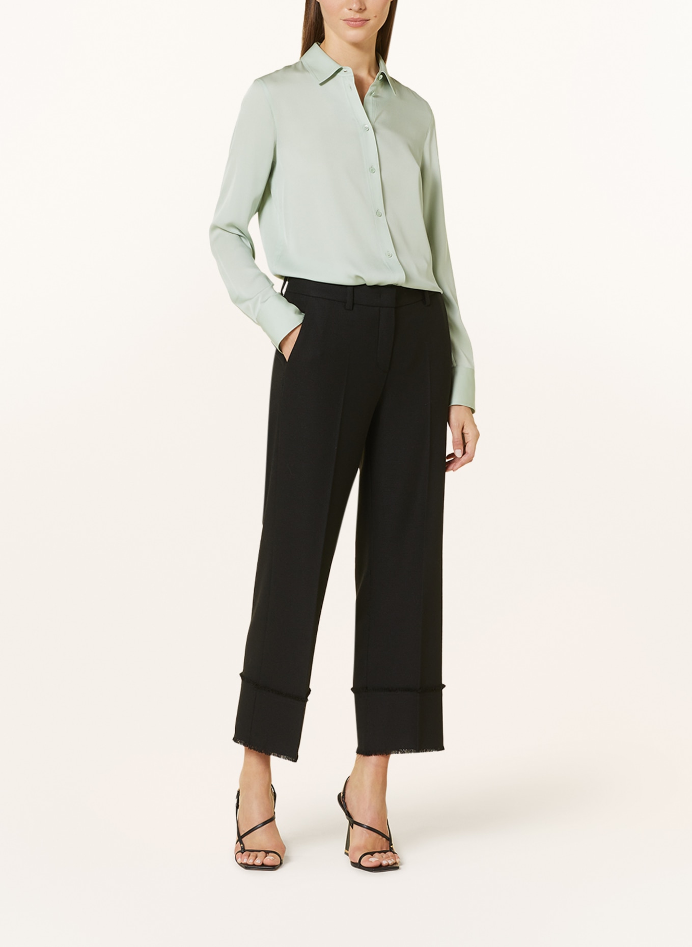 SEDUCTIVE 7/8 trousers MIA, Color: BLACK (Image 2)