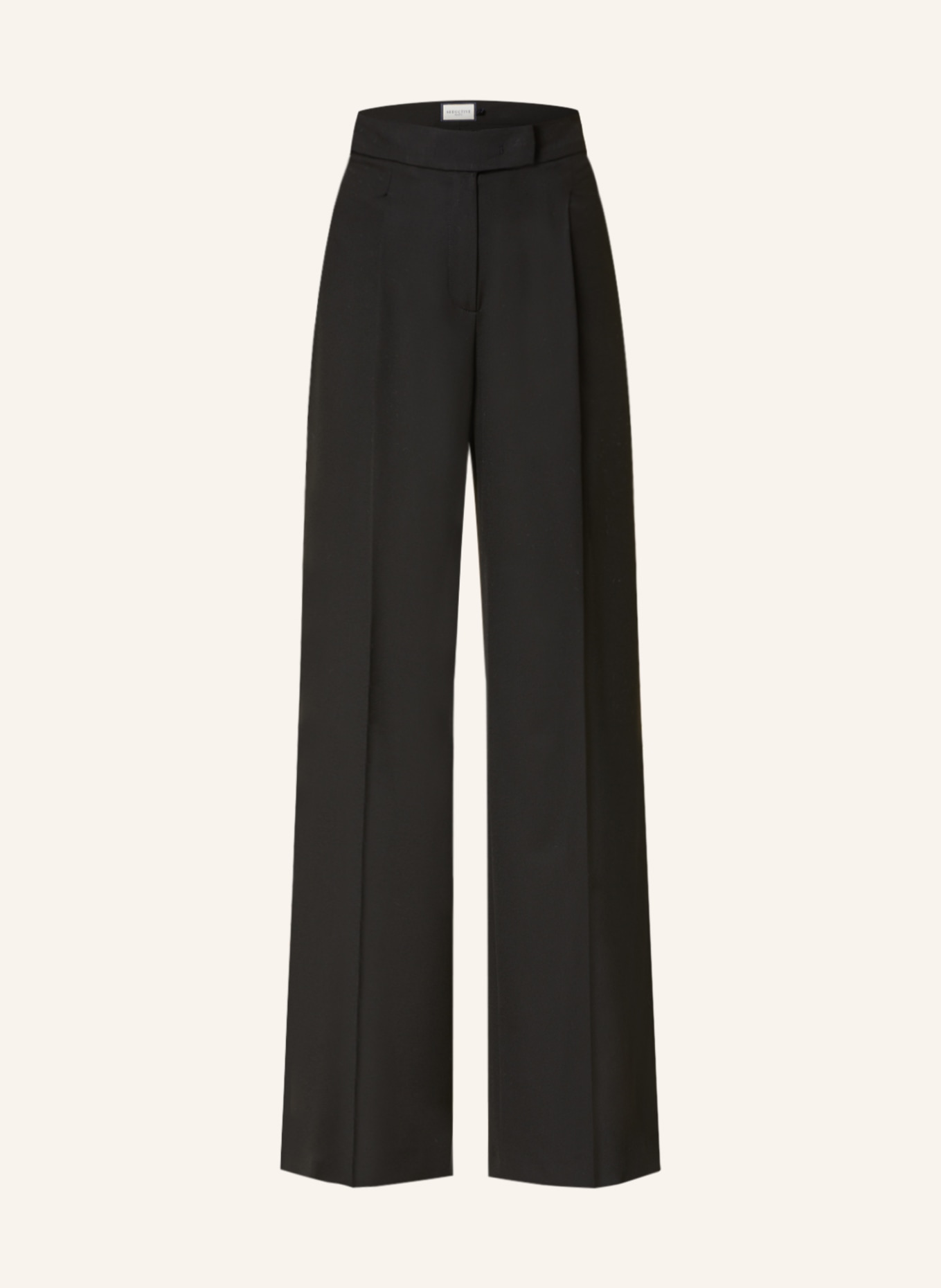 SEDUCTIVE Wide leg trousers NICKY, Color: BLACK (Image 1)