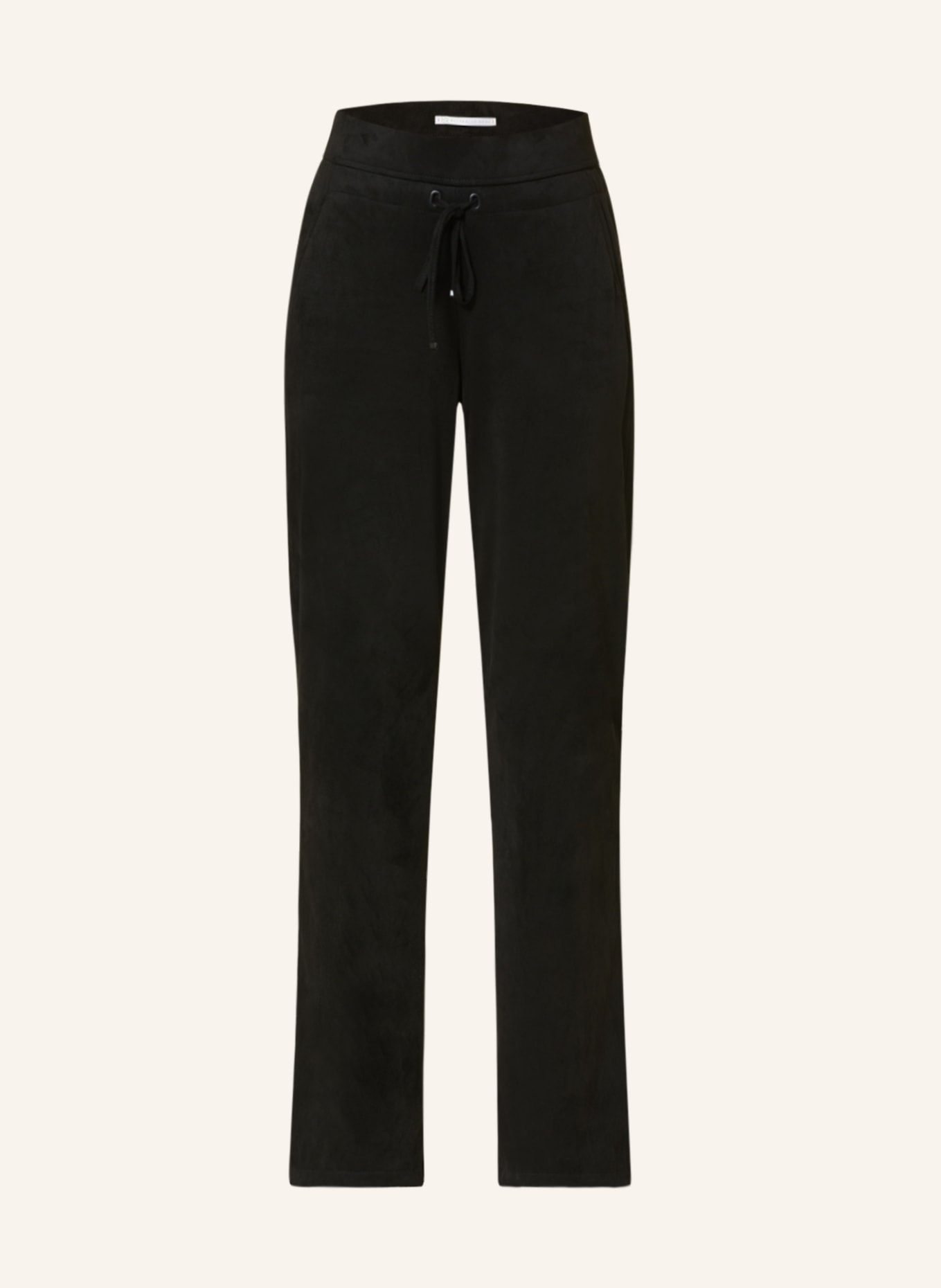 RAFFAELLO ROSSI Trousers CANDICE in leather look, Color: BLACK (Image 1)
